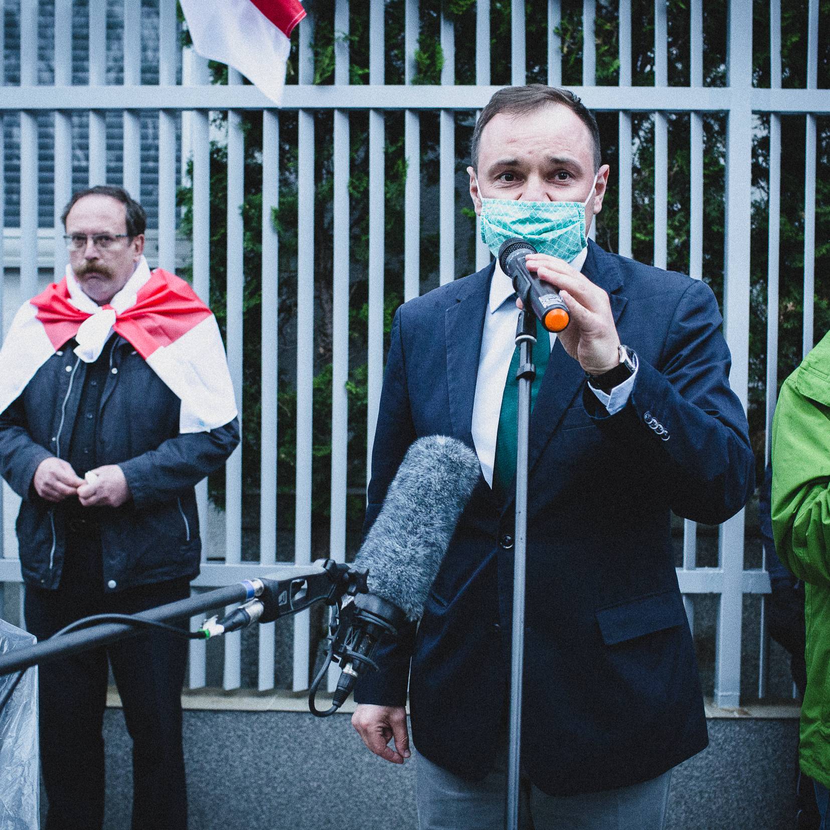 Warszawa, 25.05.2021. Wolność dla więźniów politycznych w Białorusi – pikieta