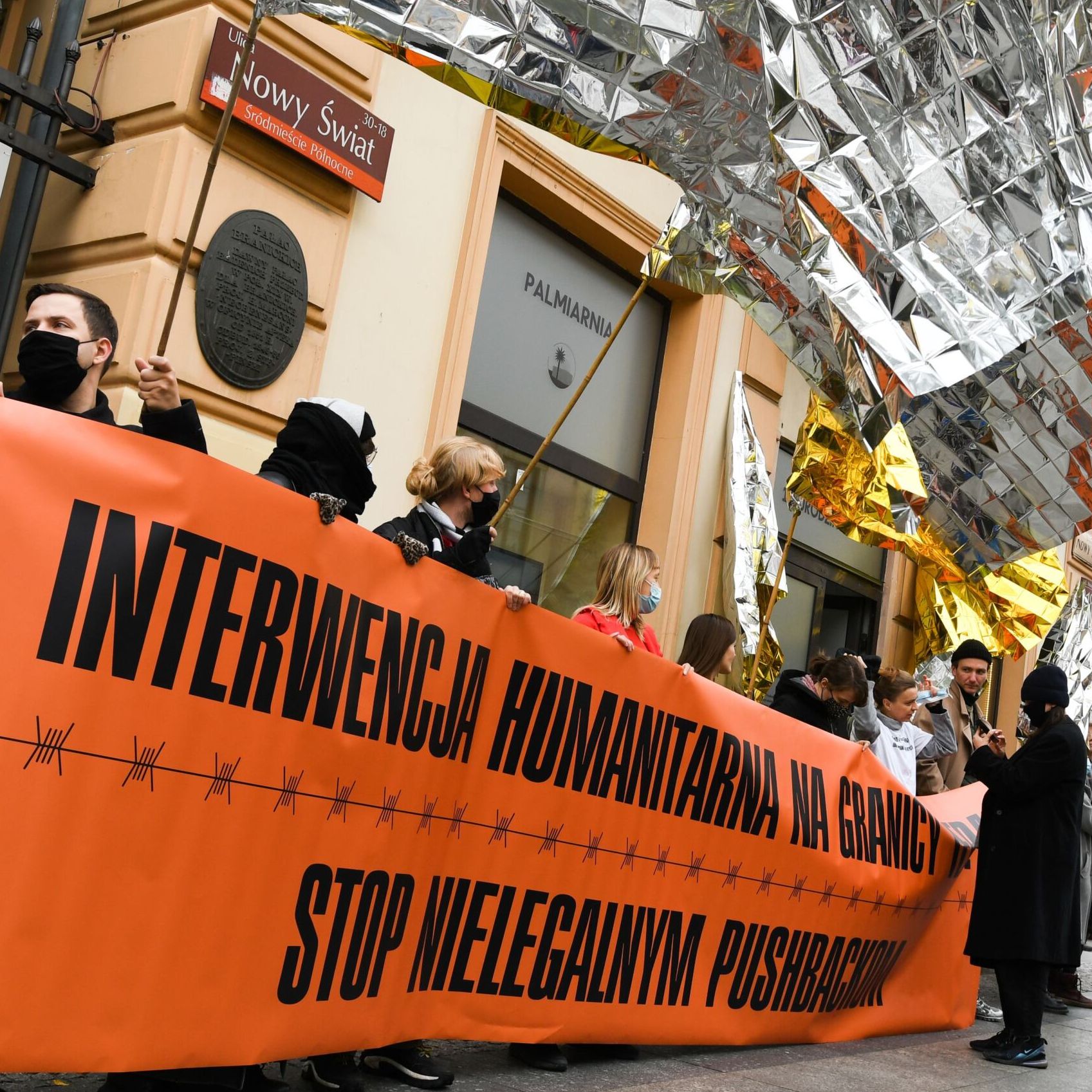 Warszawa, 17.10.2021. Stop torturom na granicy – demonstracja
