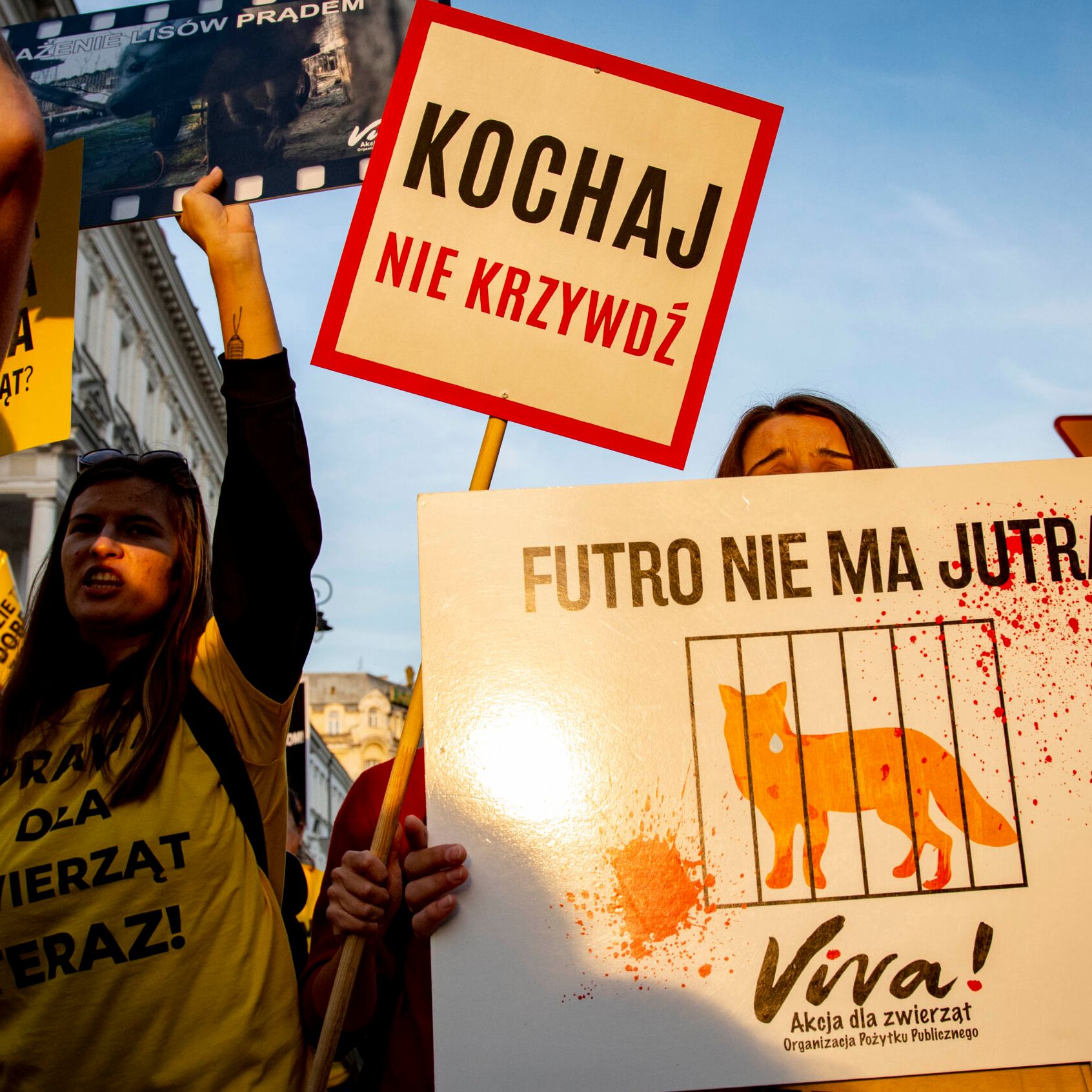 Warszawa, 04.10.2021, marsz organizacji prozwierzęcych