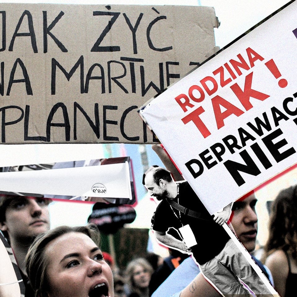 Mężczyźni najbardziej boją się gejów i Gender, kobiety zapaści ochrony zdrowia. Wspólny strach o klimat