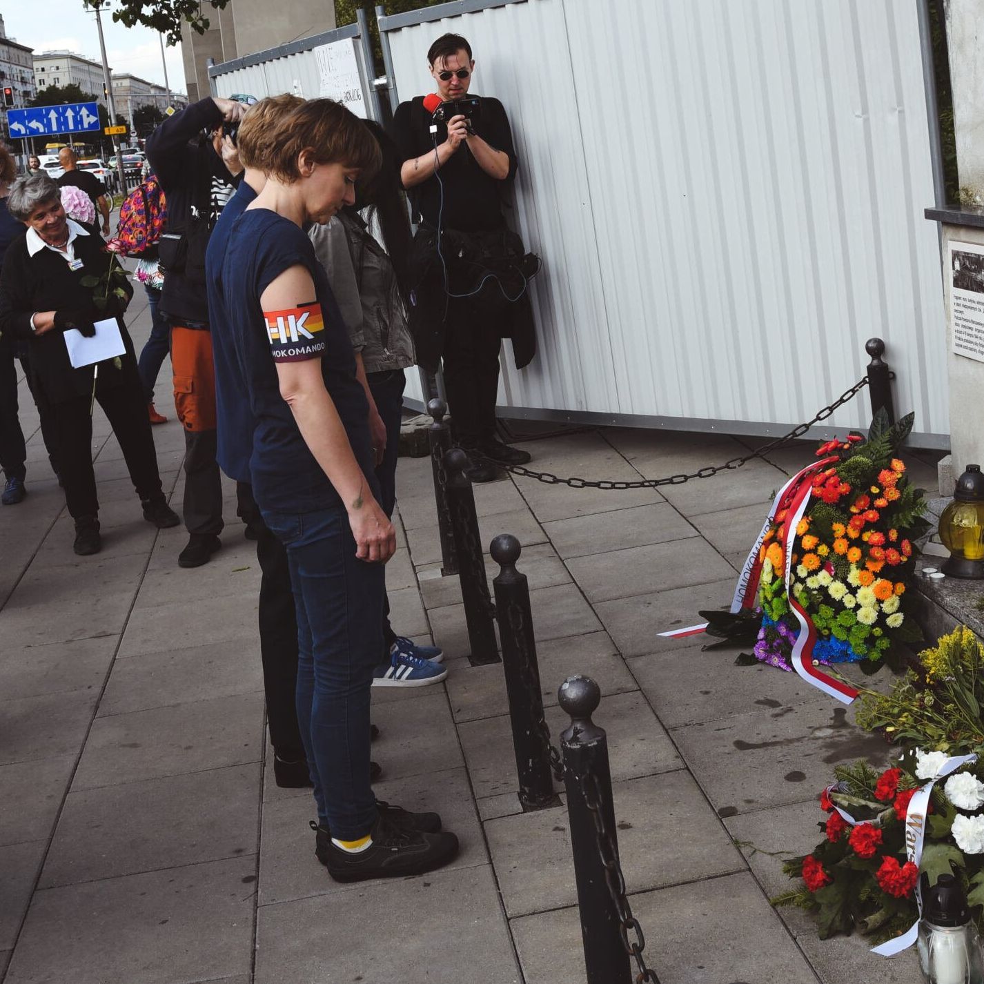 Warszawa, 04.08.2021. Czuwanie - ku pamięci kobiet z obozu na Zieleniaku