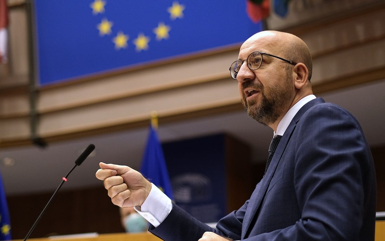 Grafika do artykułu Unia Europejska jednogłośnie: sankcje dla reżimu i 53 mln euro wsparcia dla Białorusinów