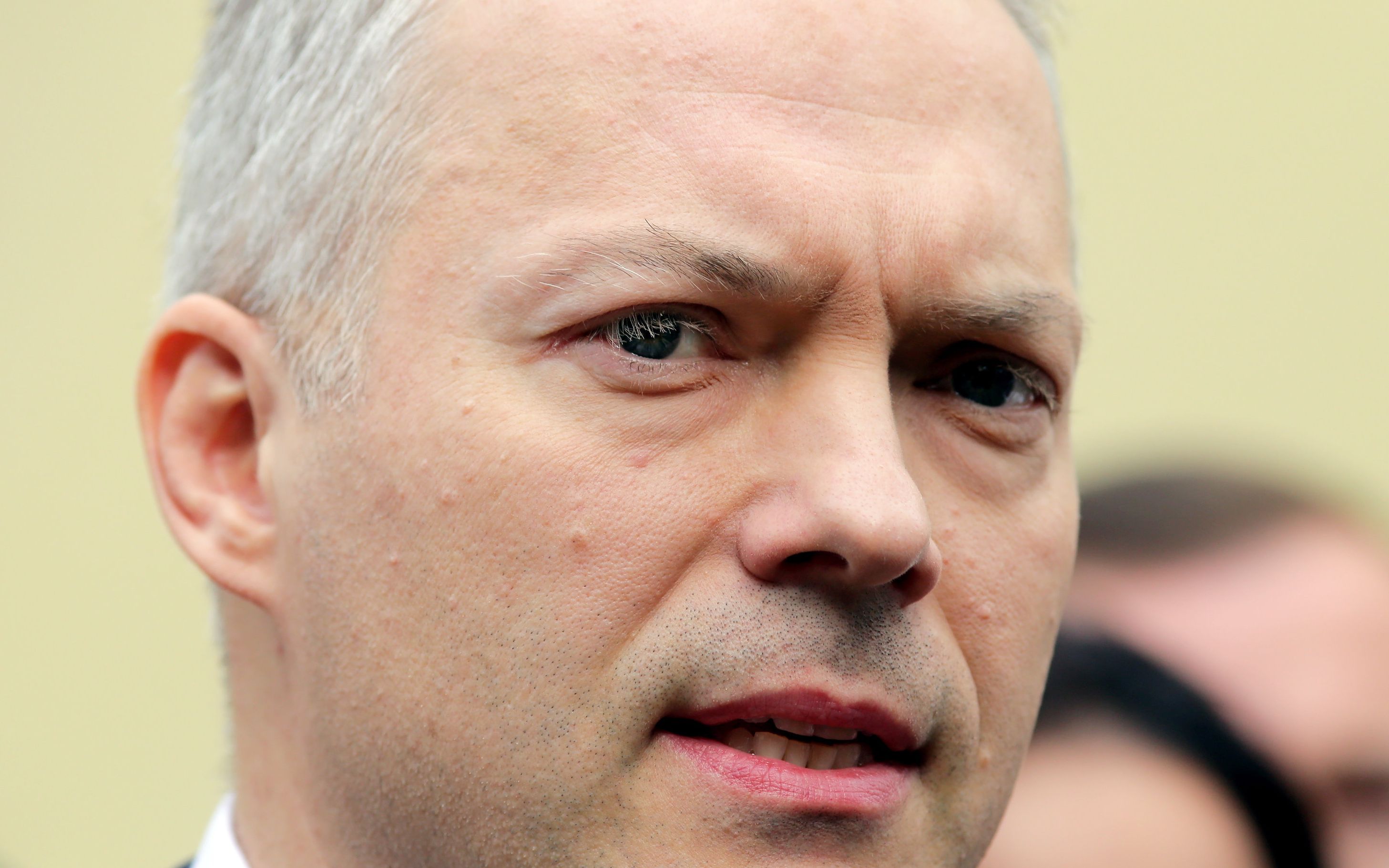 05.09.2018 Bialystok . Kandydat Zjednoczonej Prawicy na prezydenta Bialegostoku posel Jacek Zalek podczas konferencji prasowa .
Fot. Agnieszka Sadowska  / Agencja Gazeta
