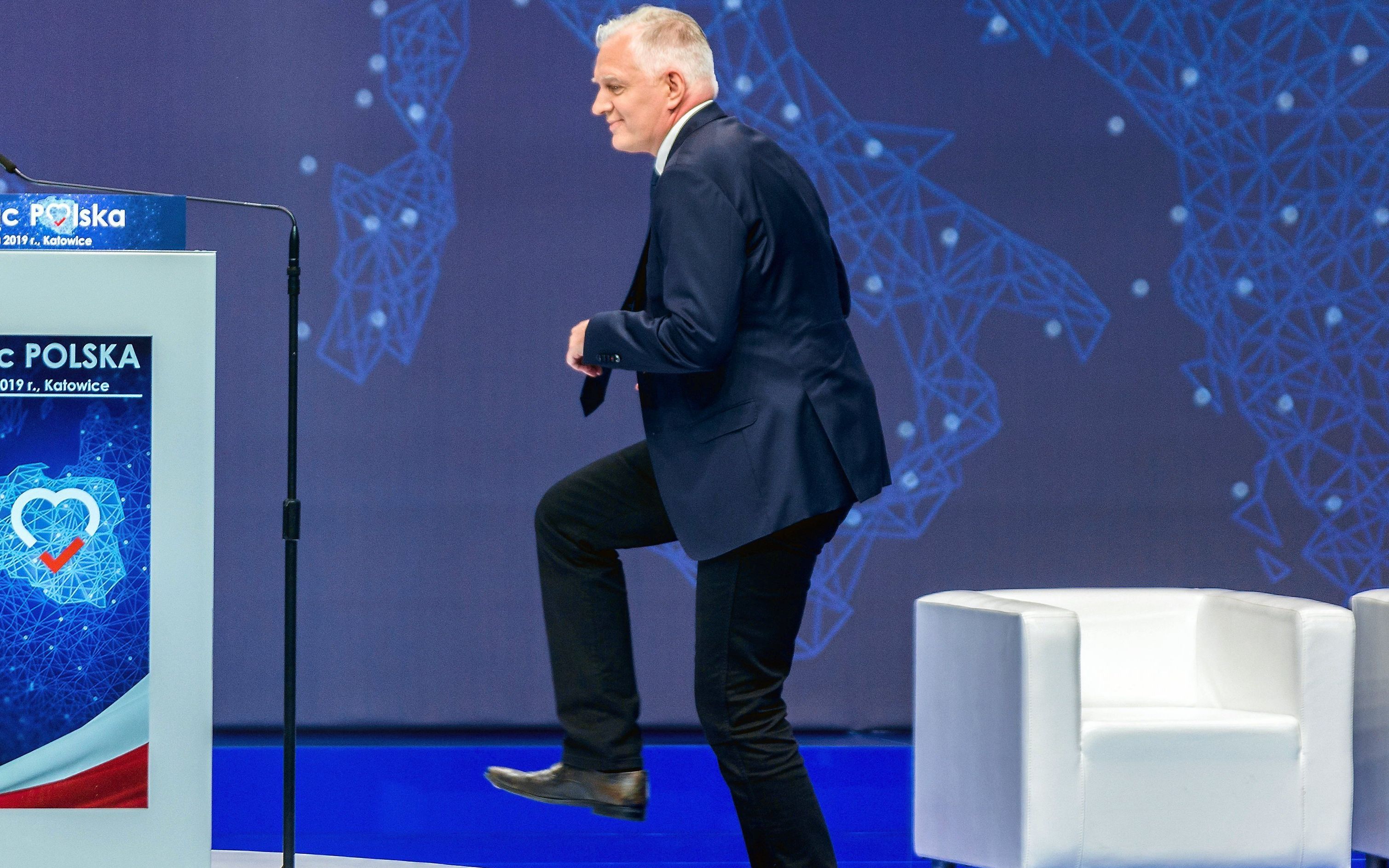 06.07.2019 Katowice . Jaroslaw Gowin podczas konwecji Prawa i Sprawiedliwosci .
Fot. Grzegorz Celejewski / Agencja Gazeta