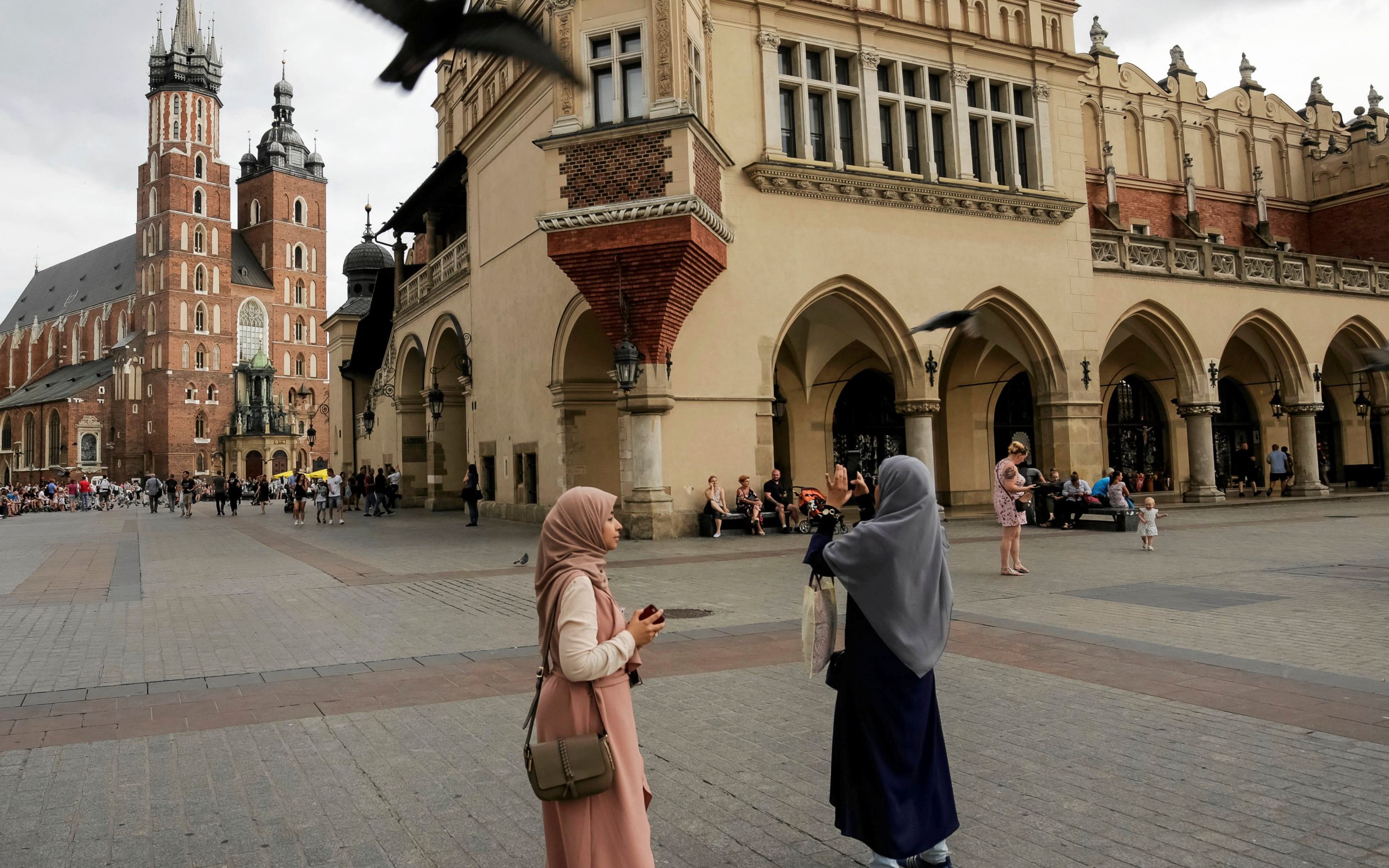 26.07.2018 Krakow , Rynek Glowny . 
Fot. Jakub Wlodek / Agencja Gazeta