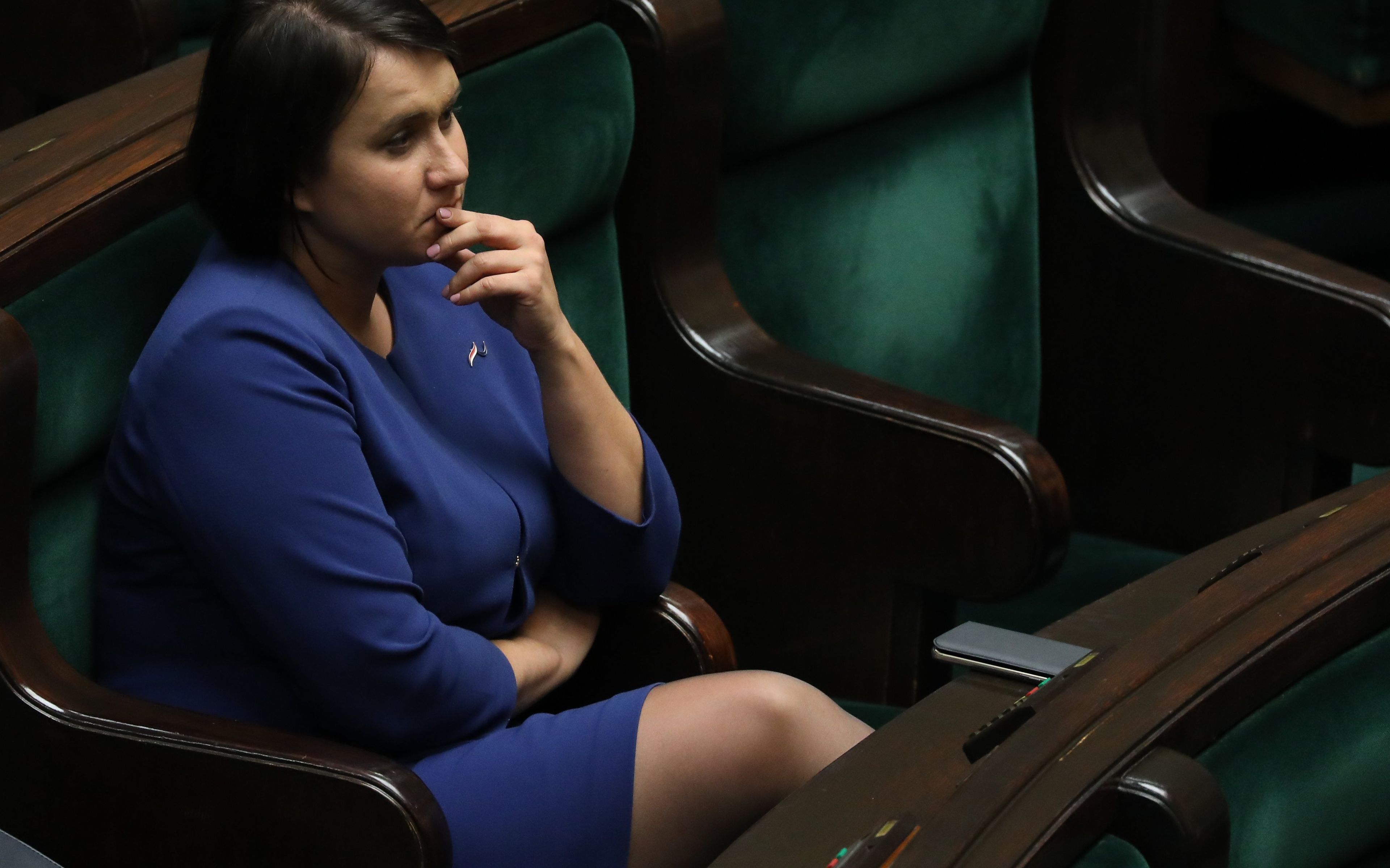 03.10.2018 Warszawa , Sejm .  Pierwsze czytanie obywatelskiego projektu ustawy o zmianie ustawy o zapobieganiu oraz zwalczaniu zakazen i chorob zakaznych u ludzi . N/z Anna Maria Siarkowska .
Fot. Slawomir Kaminski / Agencja Gazeta