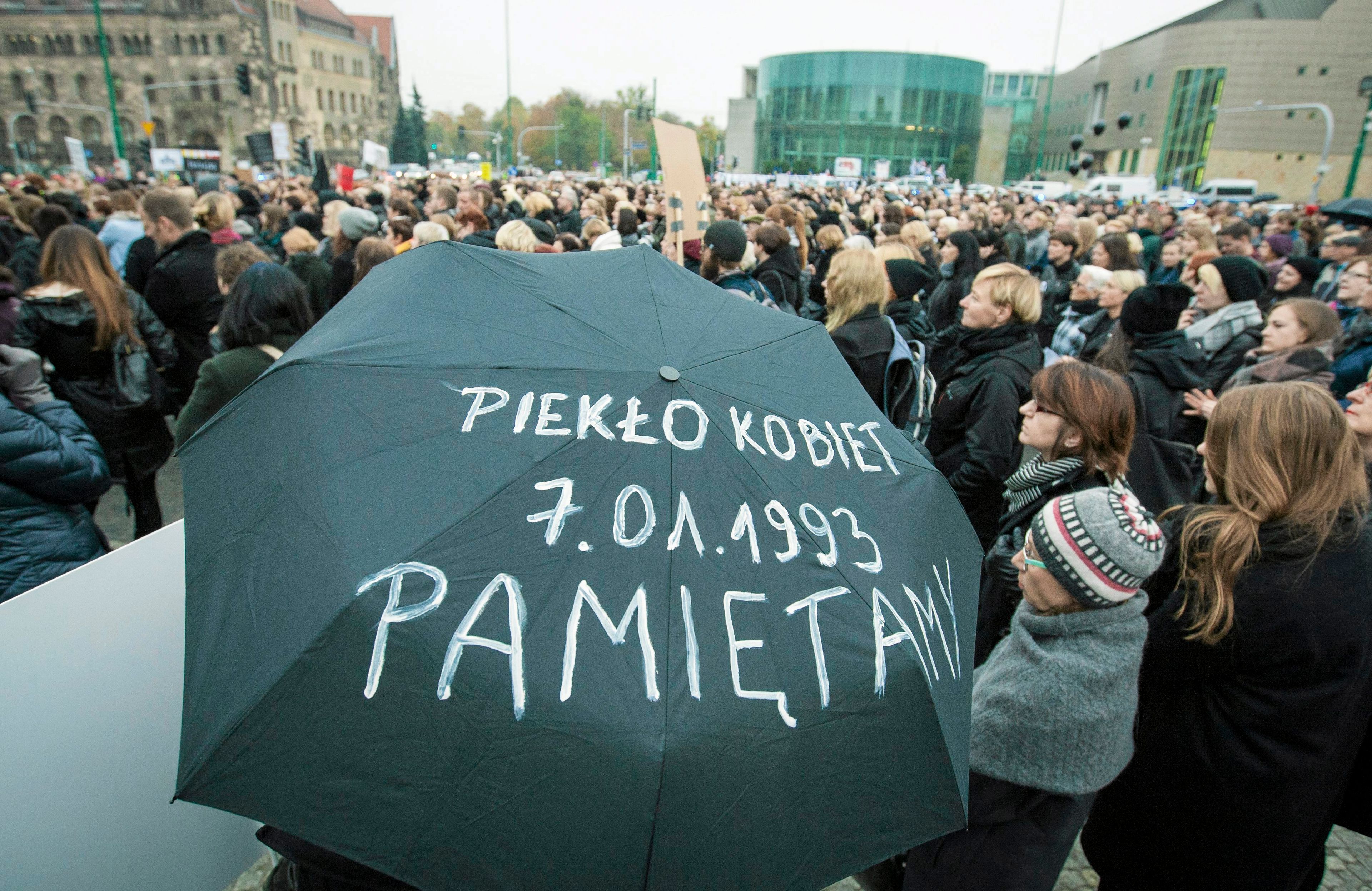 Czarny protest w Poznaniu