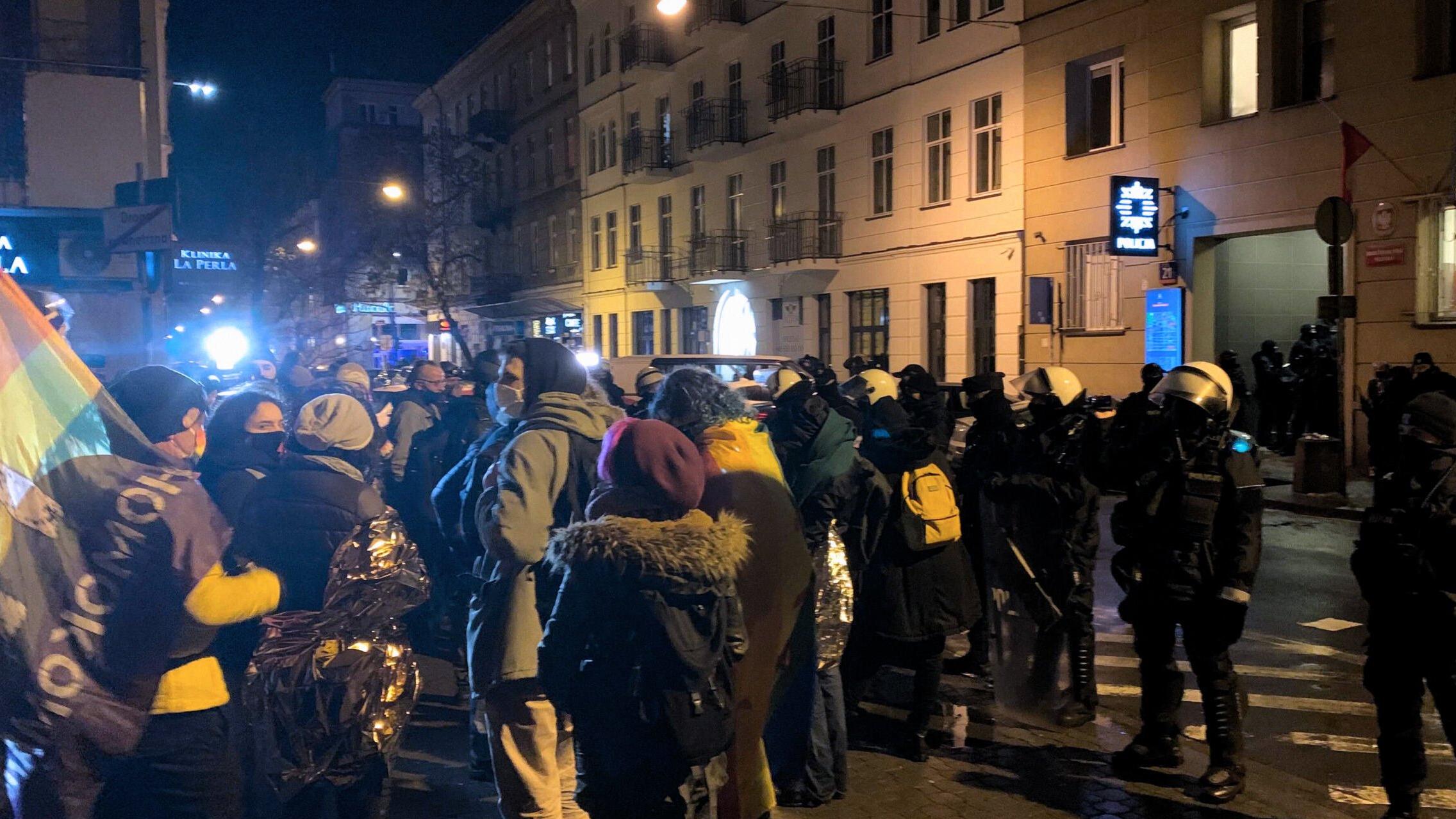 Warszawa, protest 20.01.2021