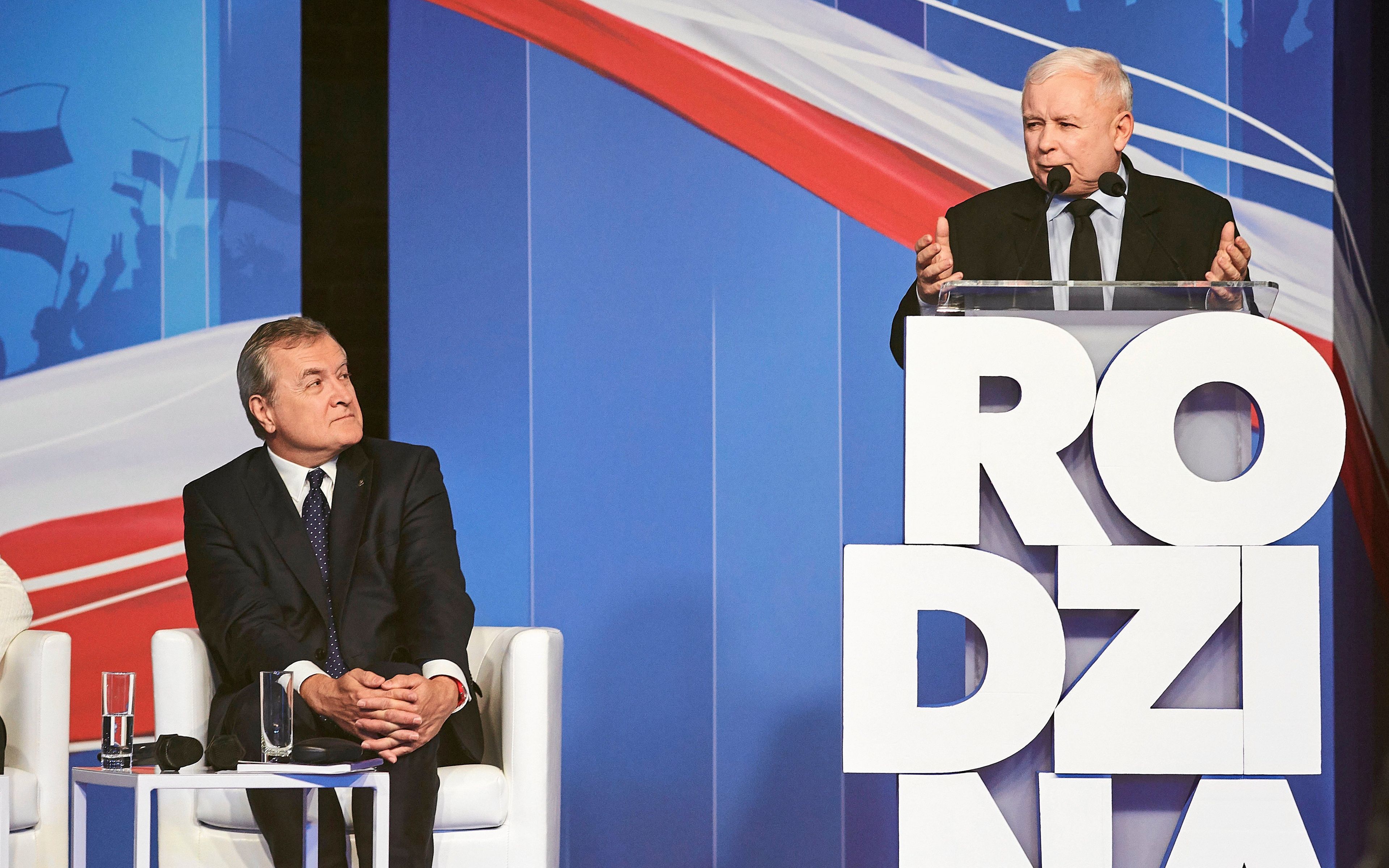 11.09.2019 Lodz , Prezes PiS Jaroslaw Kaczynski w czasie konwencji programowej w Lodzi .
Fot. Marcin Stepien / Agencja Gazeta