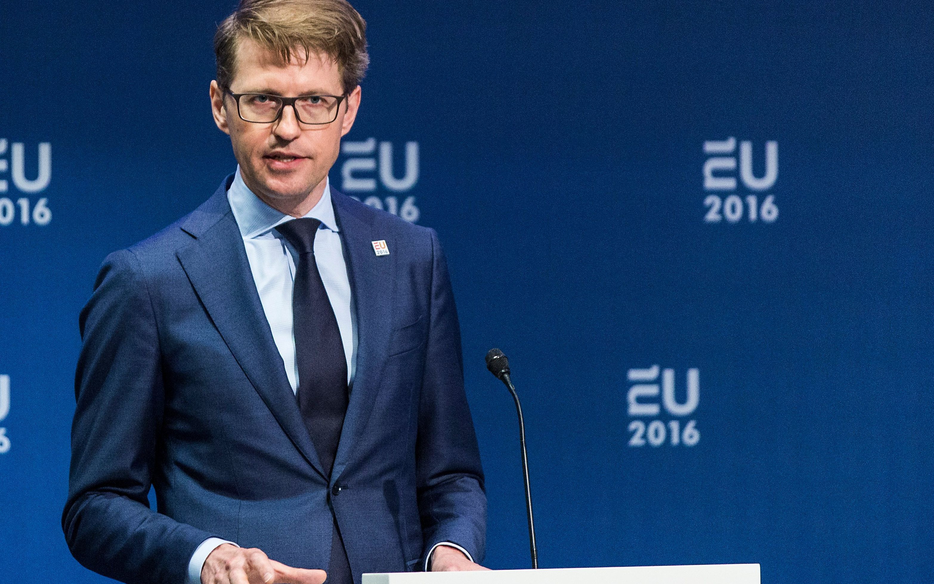 Amsterdam 4th of April 2016 / Amsterdam 4 april 2016.
Open Science met staatssecretaris Sander Dekker en EU-commissaris Carlos Moedas.
Open Science conference with minister Sander Dekker en EU commissioner Carlos Moedas. Foto: Rijksoverheid/Valerie Kuypers – Photograph: Dutch Government/Valerie Kuypers