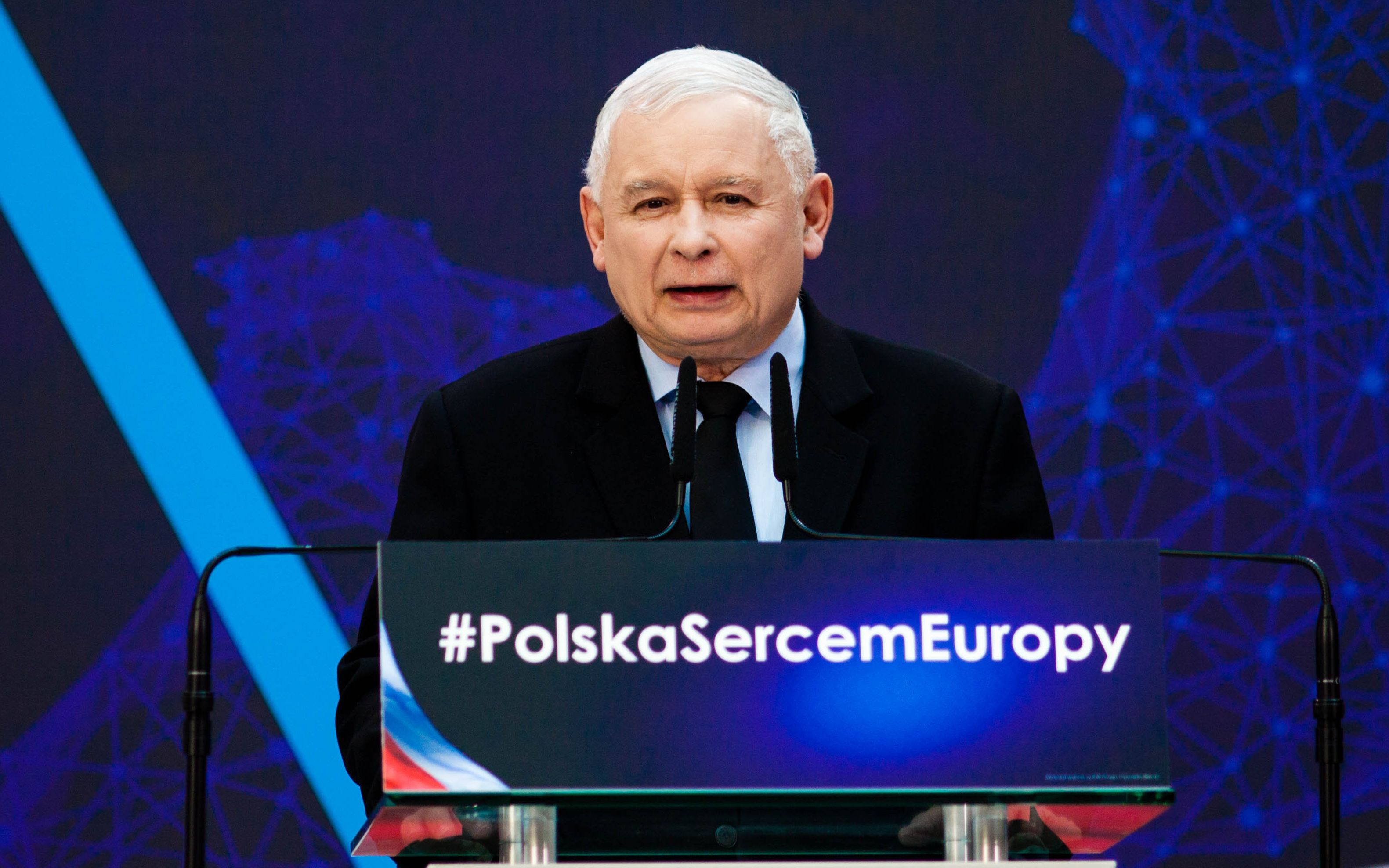 30.03.2019 Gdansk , Politechnika Gdanska . Konwencja regionalna Prawa i Sprawiedliwosci w Gdansku . 
N / Z Prezez PiS Jaroslaw Kaczynski  
Fot. Michal Ryniak / Agencja Gazeta