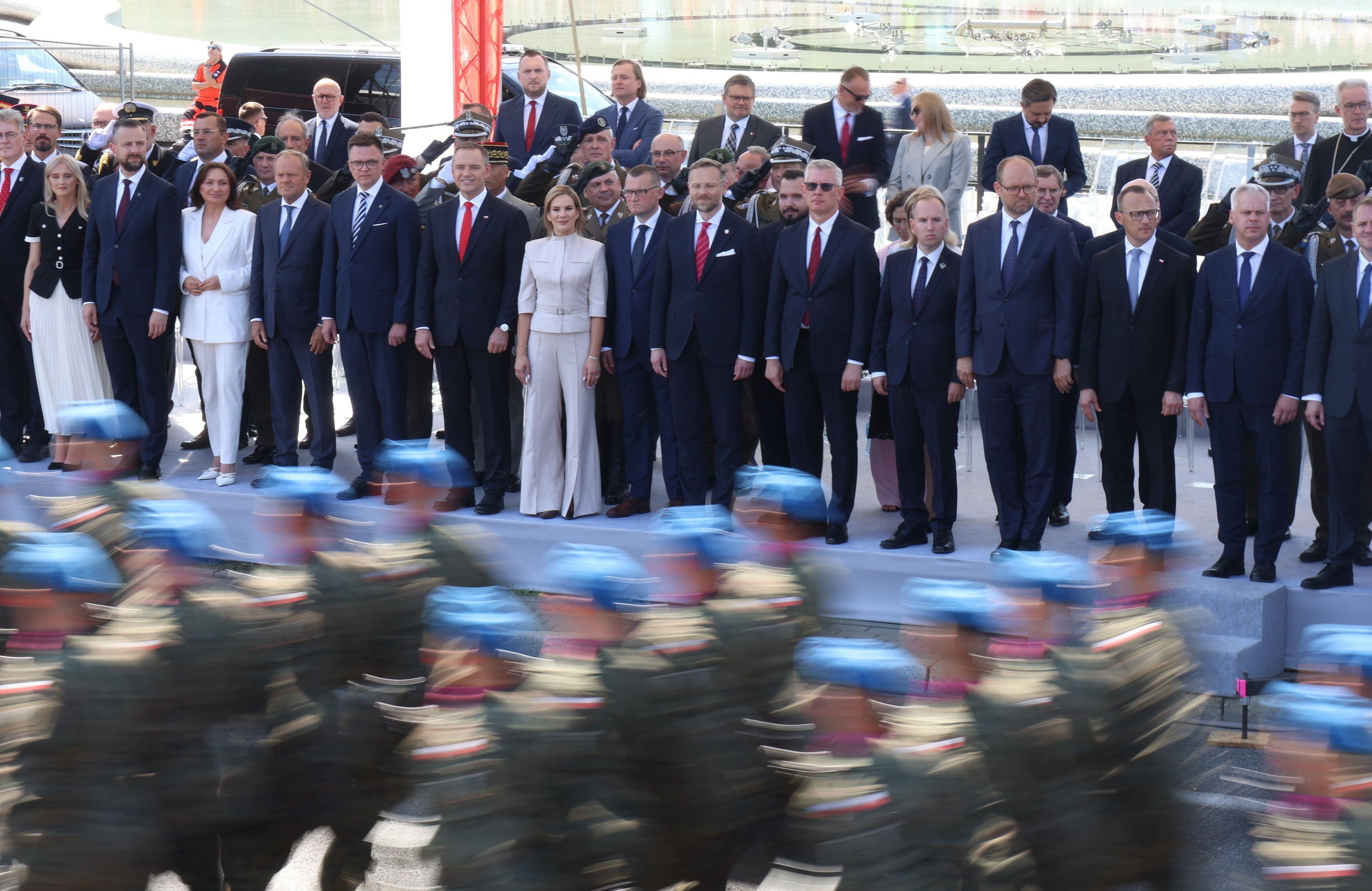 Defilada wojskowa Dziekujemy za Wasza sluzbe w Swieto Wojska Polskiego