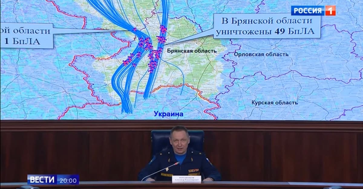 Rosyjska matematyka dronowa: nad pałacem Putina zestrzelono więcej dronów, niż ich oficjalnie było