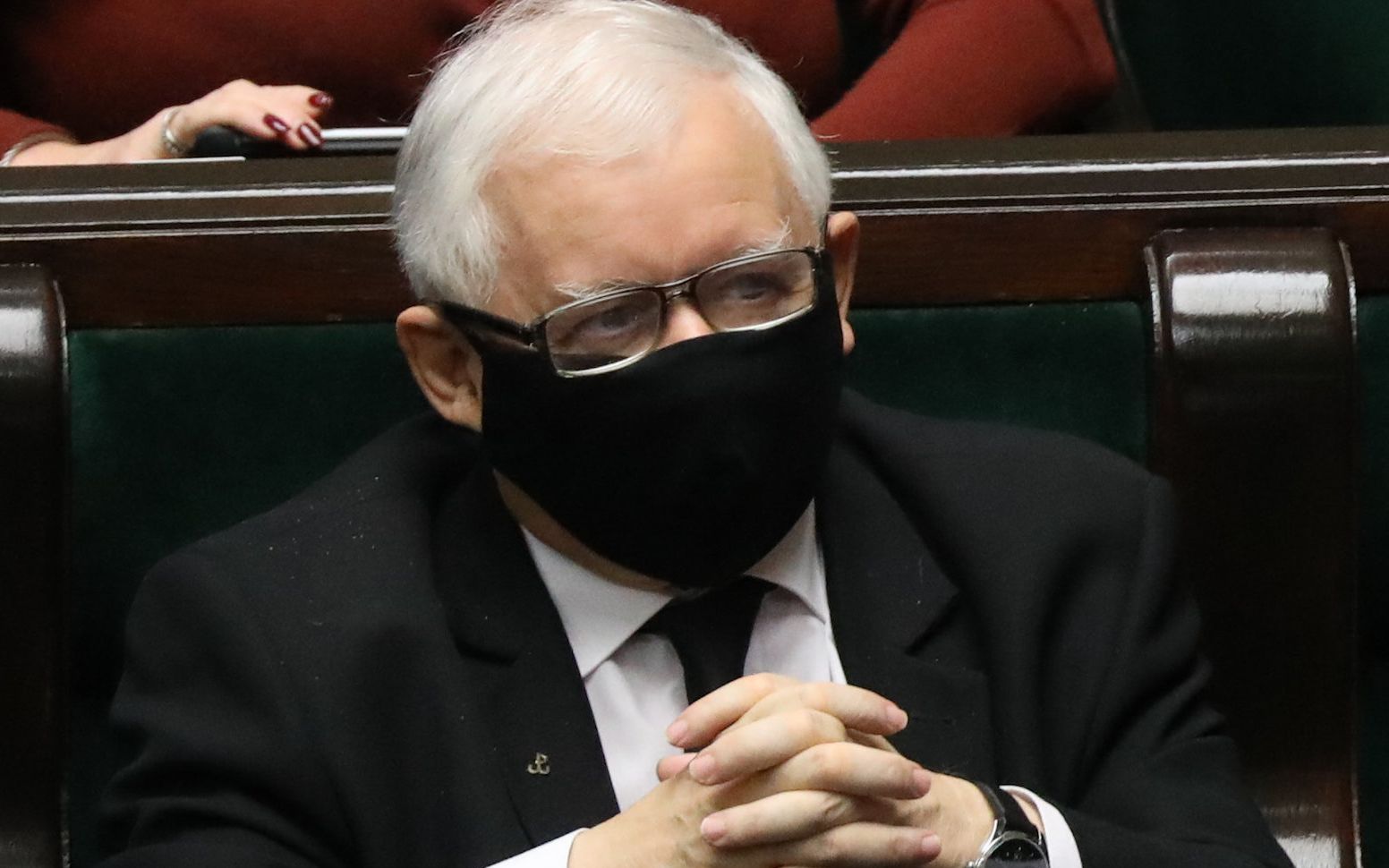 28.10.2020 Warszawa , ul Wiejska , Sejm . Prezes PiS Jaroslaw Kaczynski podczas debaty i glosowan (m.in. na budzetem na rok 2021).
Siodmy dzien w Polsce trwaja masowe protesty i demonstracje po orzeczeniu TK - legalna aborcja w przypadku ciezkich i nieodwracalnych wad plodu jest niezgodna z konstytucja ( trybunal Julii Przylebskiej nie jest niezawisly . Calkowicie kontroluje go szef patii rzadzacej Jaroslaw Kaczynski ).
Fot. Slawomir Kaminski / Agencja Gazeta