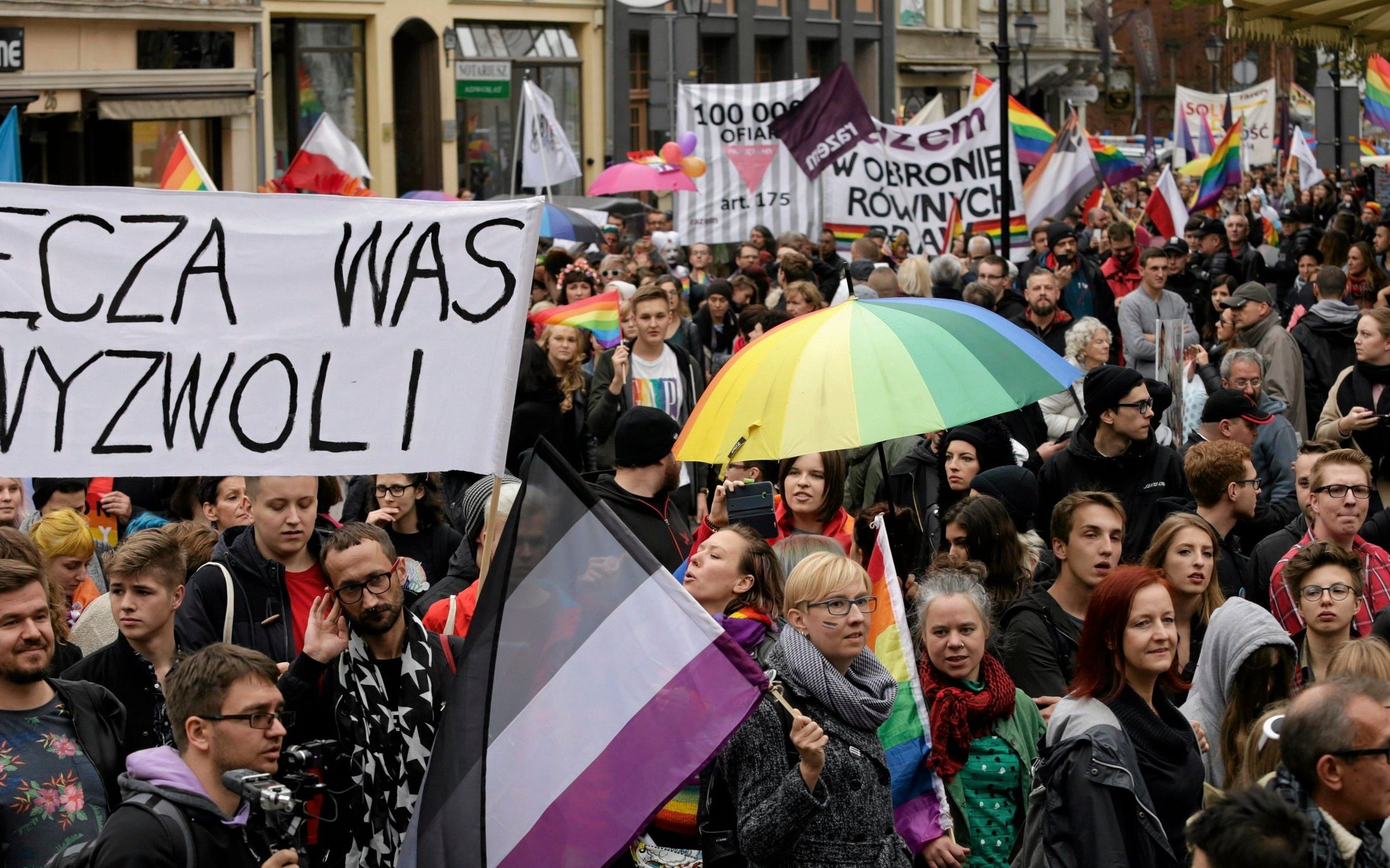 14.10.2017 Torun . I Torunski Marsz Rownosci .  
Fot. Robert Gorecki / Agencja Gazeta