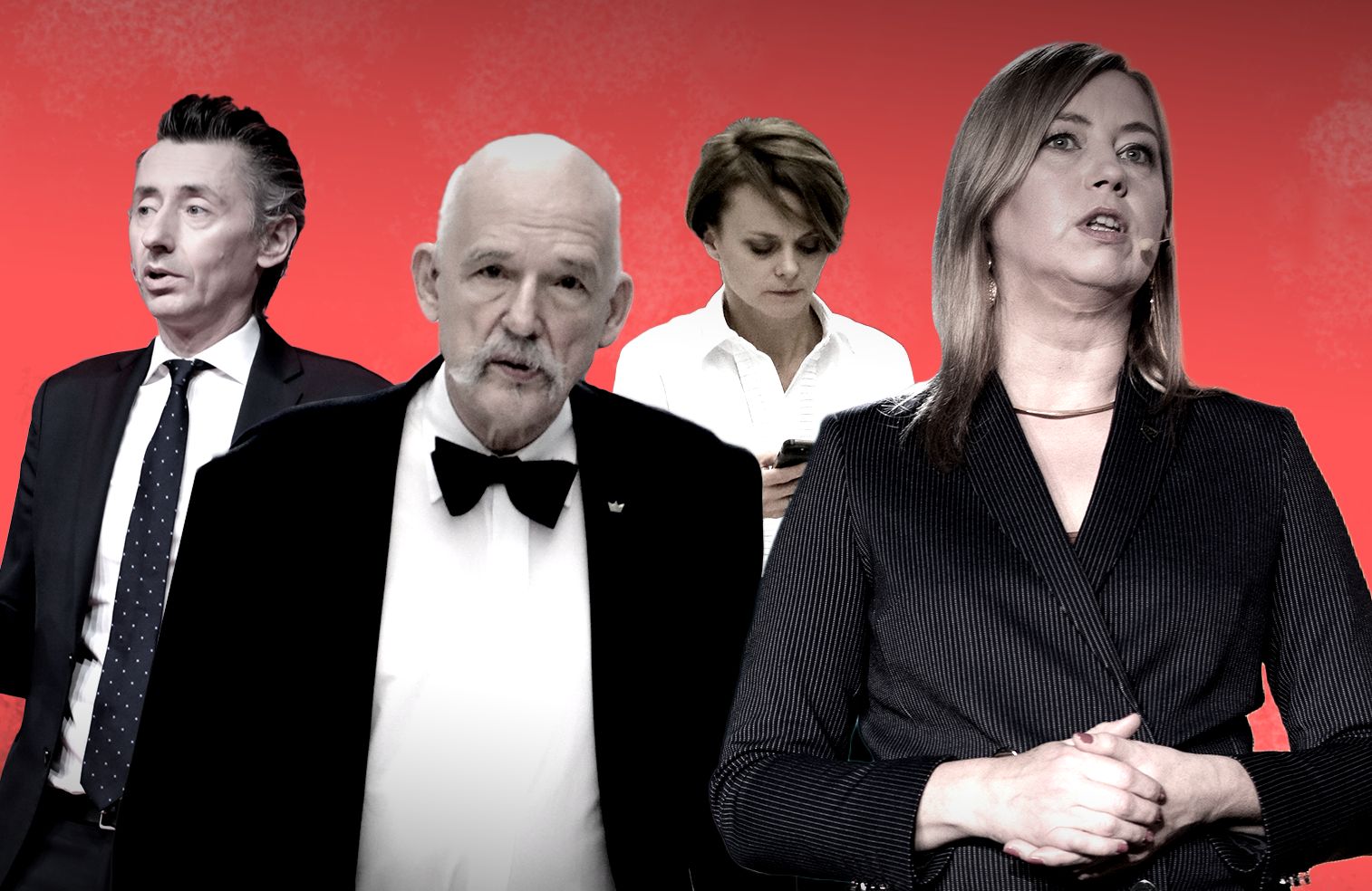 Maciej Gdubla, Janusz Korwin-Mikke, Jadwiga Emilewicz, Hanna Gil-Piątek