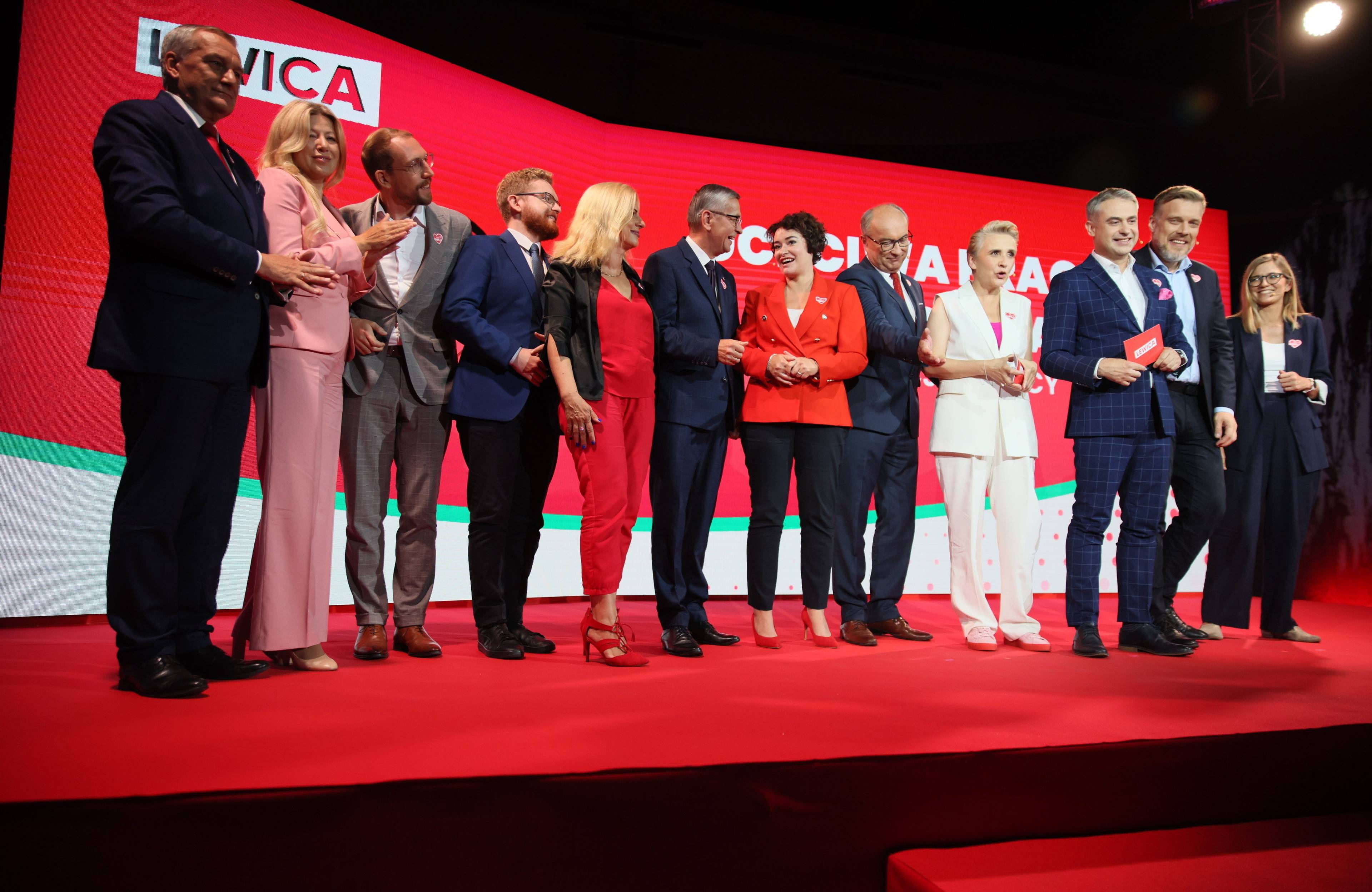 Liderzy Lewicy na scenie