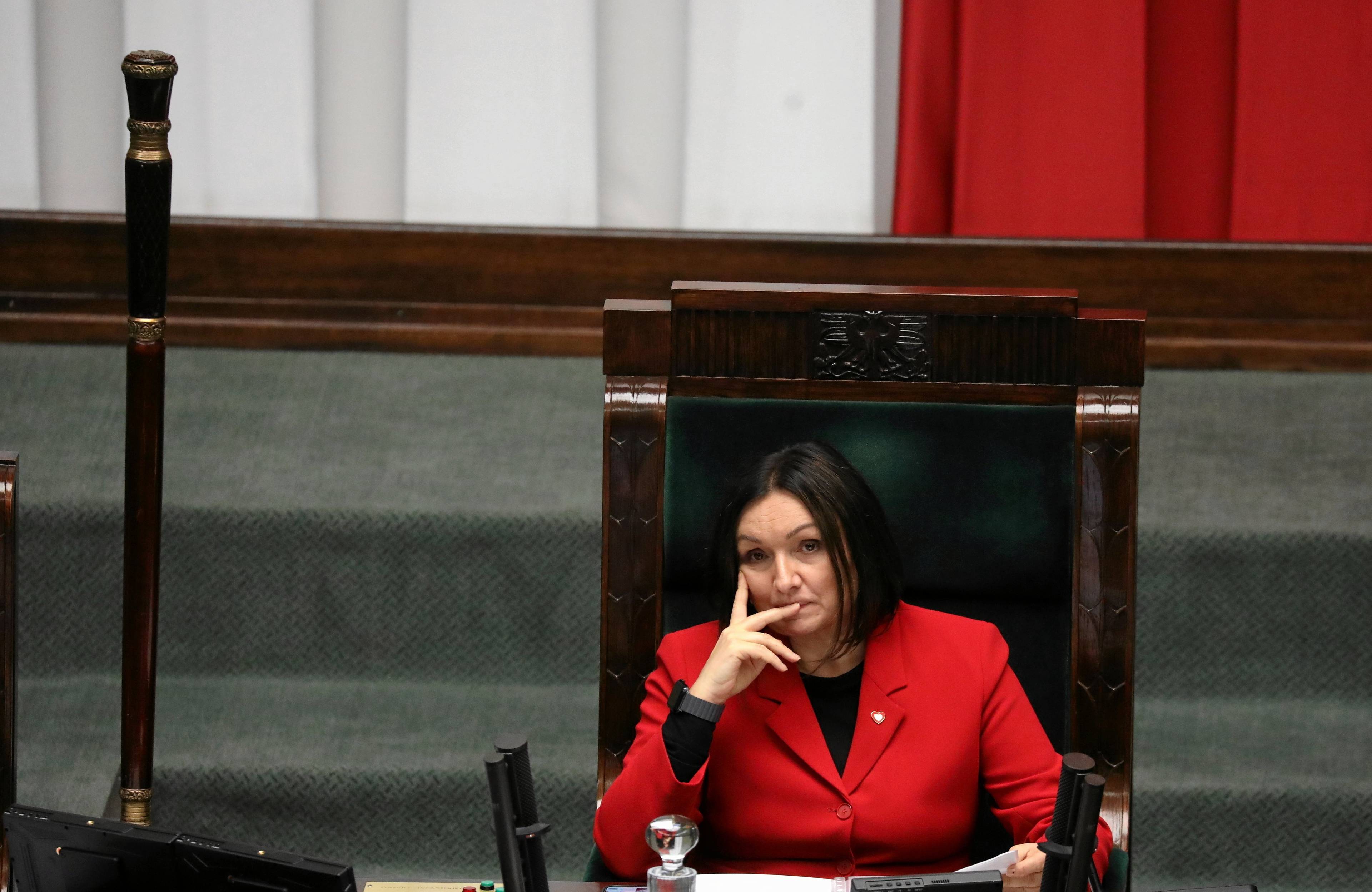 Monika Wielichowska prowadzi obrady Sejmu