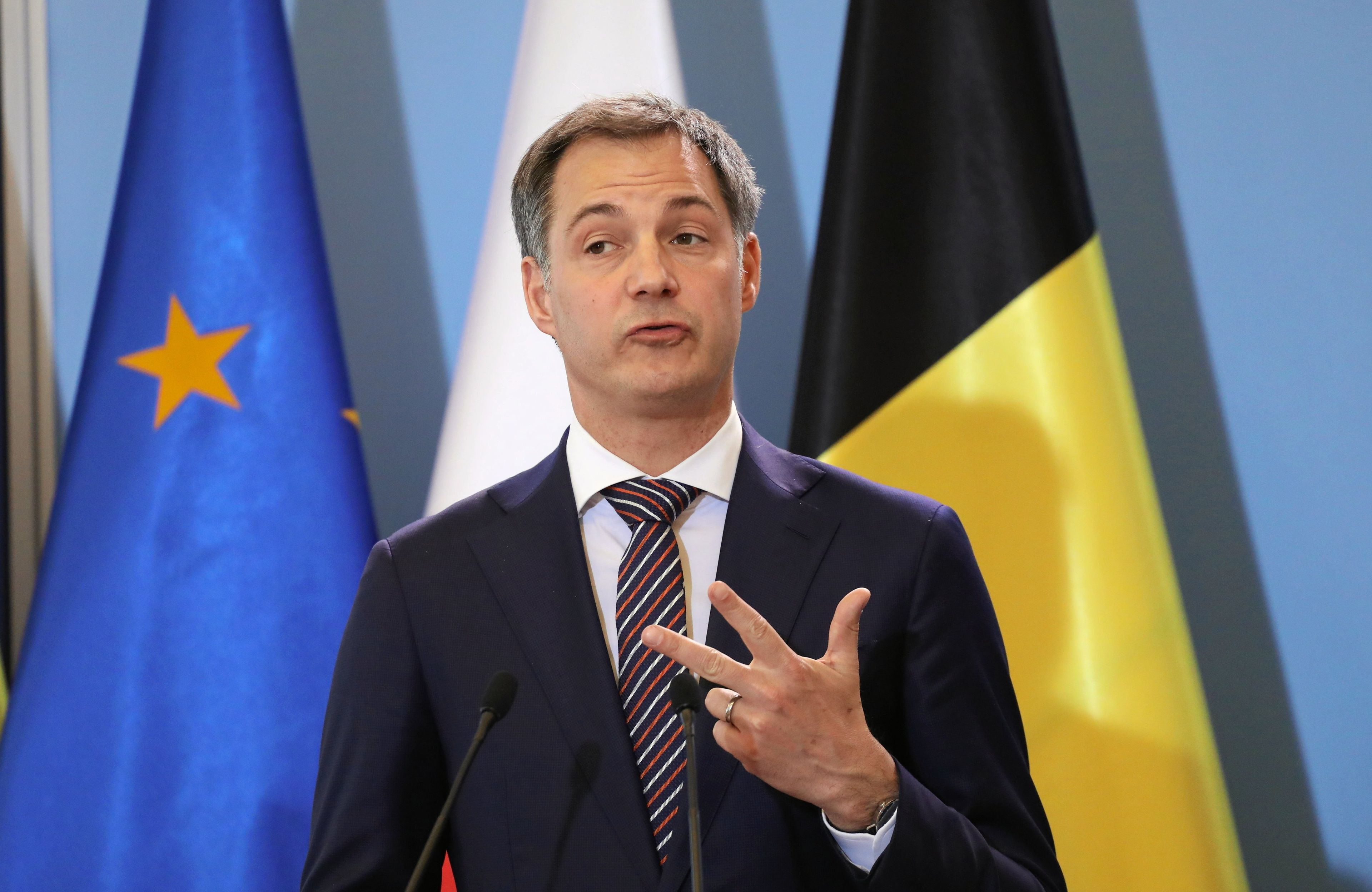 Spotkanie premiera Mateusza Morawieckiego z premierem Belgii Alexandrem De Croo
