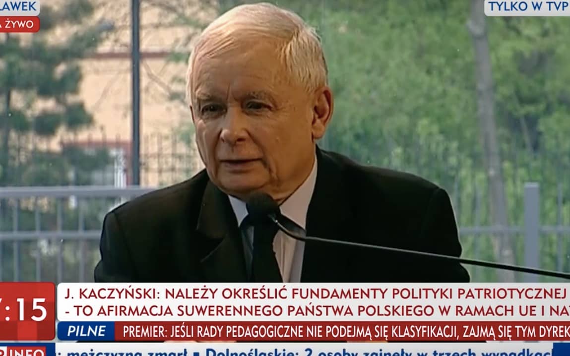 Grafika do artykułu Kaczyński: LGBT zagraża Polsce. Biskup Mering: Chciałbym, żeby czuł się pan między nami człowiekiem podziwianym