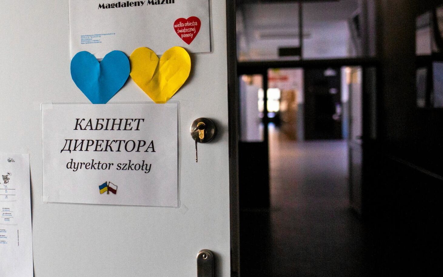 21.03.2022 Krakow , ul. Kijowska 3 . Szkola Podstawowa z Oddzialami Integracyjnymi nr 12 im. J. Korczaka , ktora przyjela 70 dzieci z Ukrainy. 
Fot. Adrianna Bochenek / Agencja Wyborcza.pl
