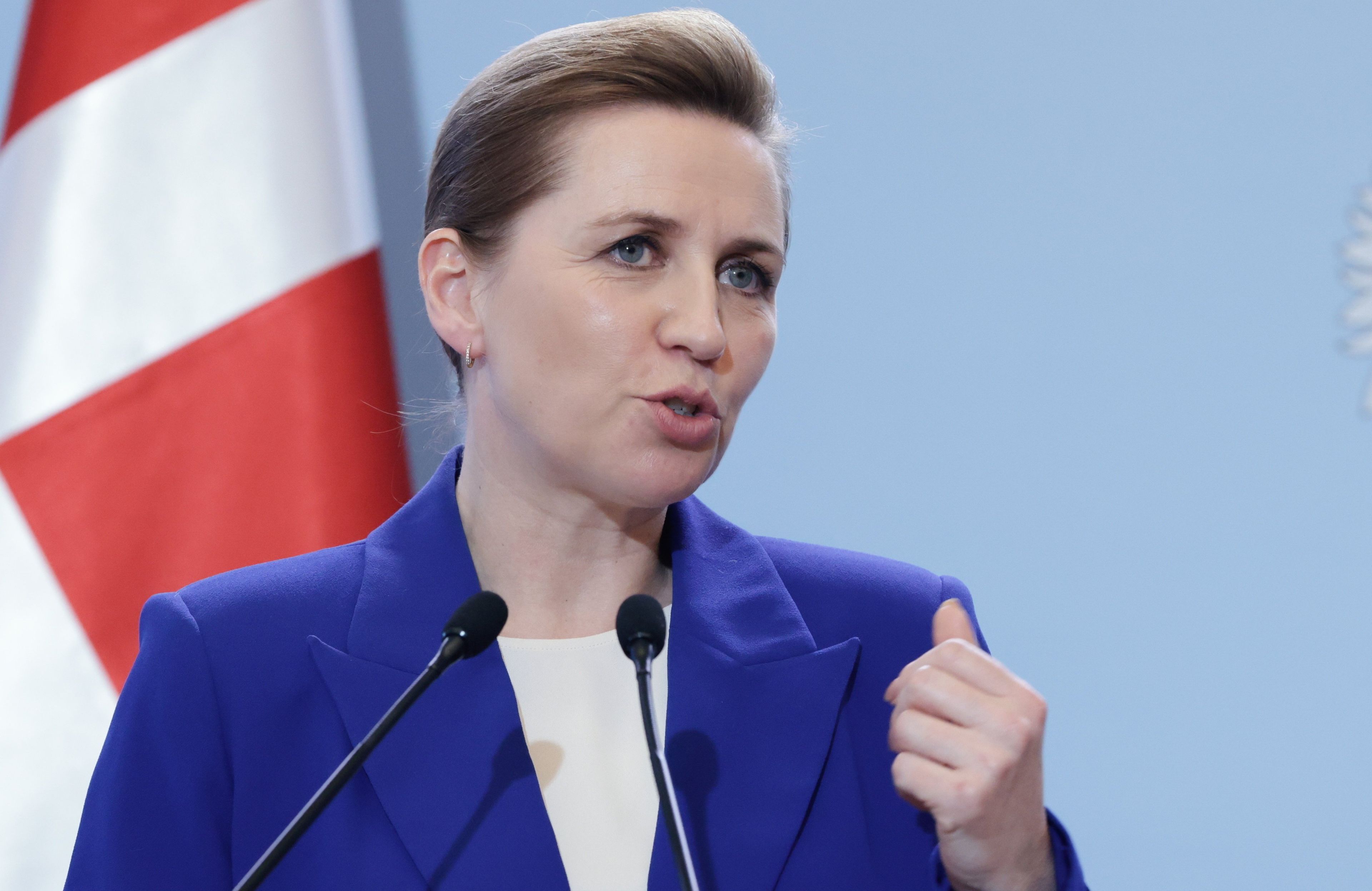 Spotkanie premiera Donalda Tuska z premier Królestwa Danii Mette Frederiksen w Warszawie