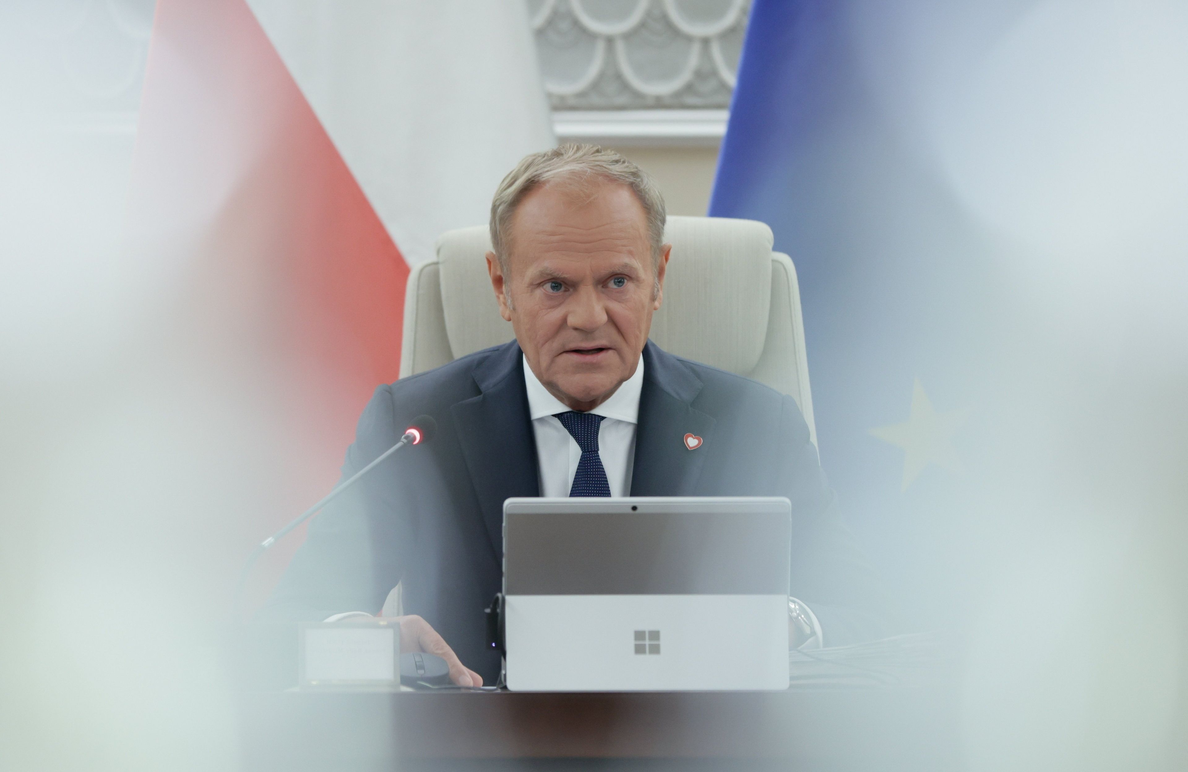 Donald Tusk na posiedzeniu Rady Ministrów, 10.06.2025 r., Warszawa