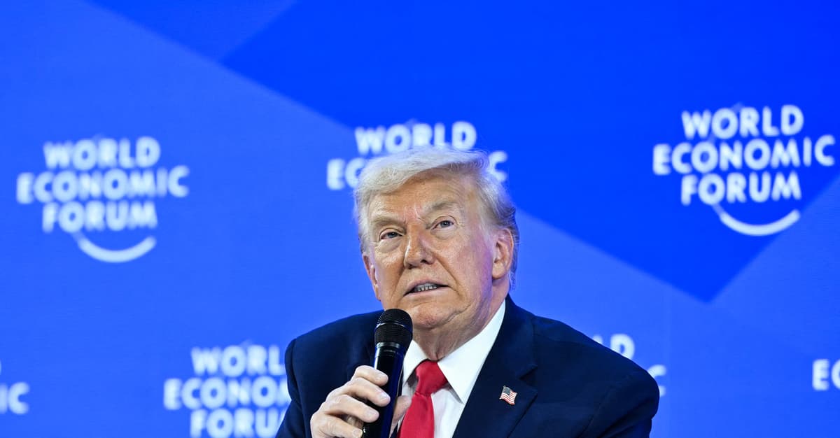 Strumień świadomości Donalda Trumpa w Davos. 7 rzeczy, które zapamiętamy