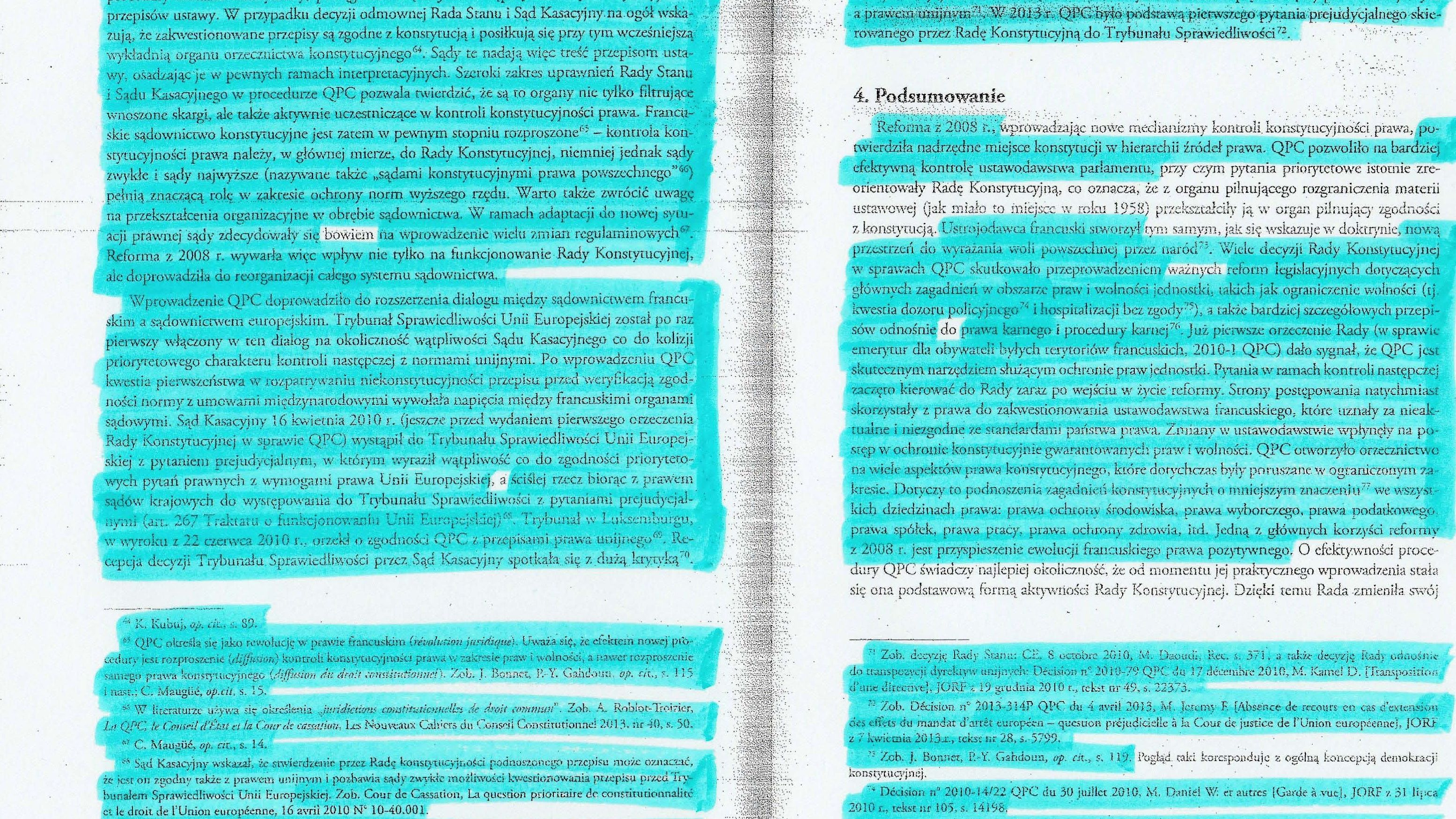Artykuł dr. hab. Jarosława Szymanka, plagiat pracy magisterskiej