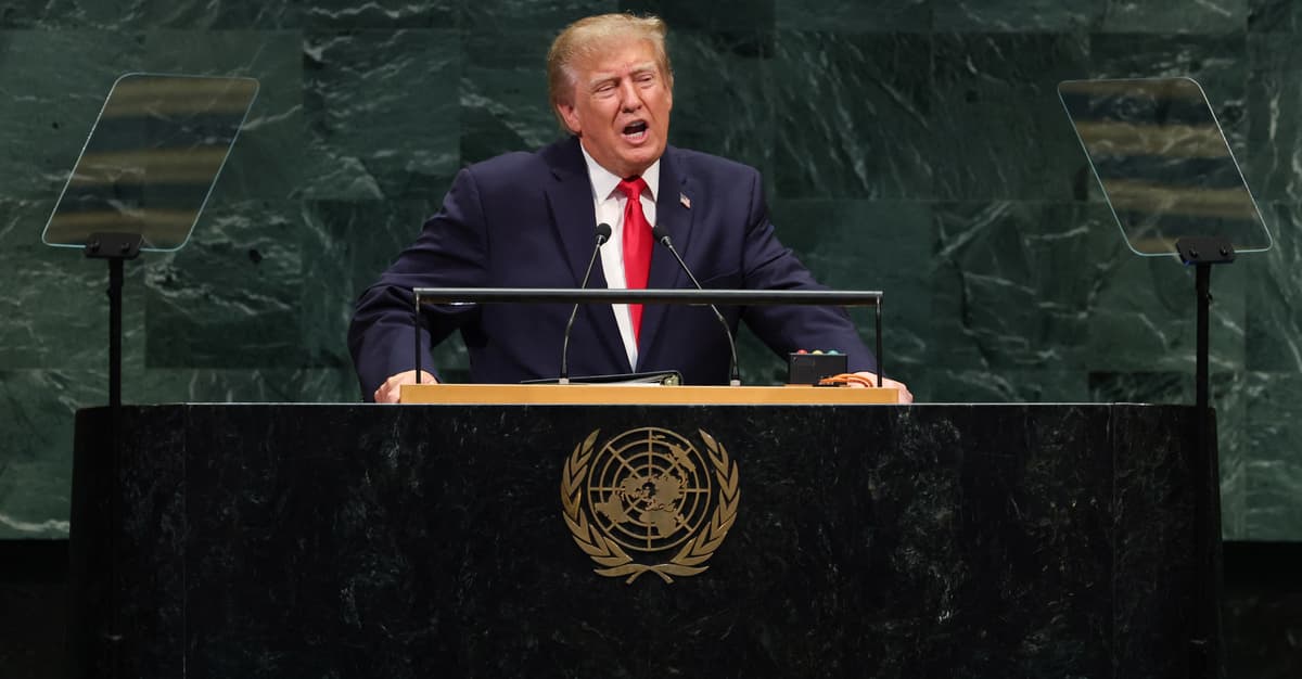 Iran „strącić do piekła”. W Ukrainie „zakończyć zabijanie”. Trump na forum ONZ