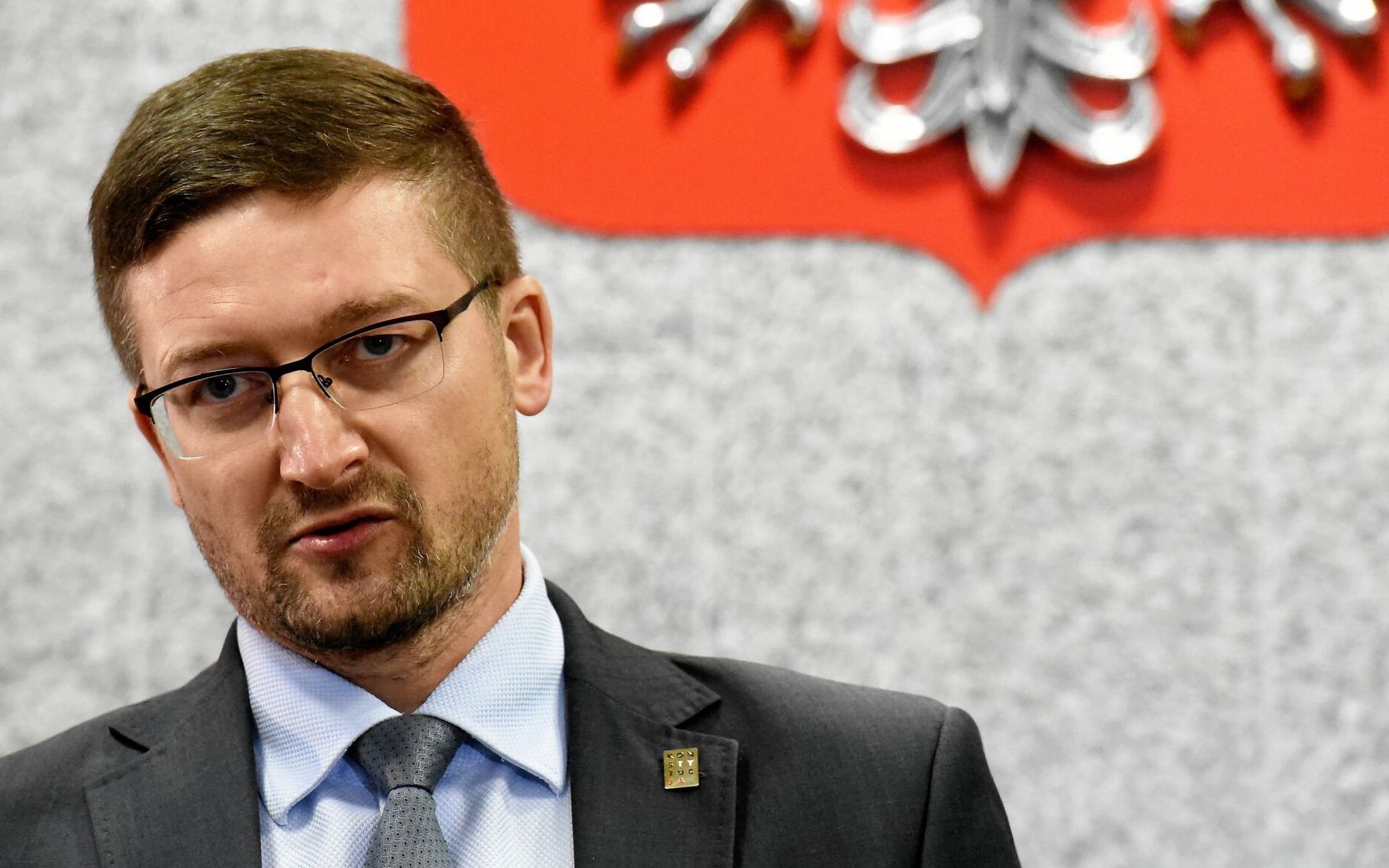 26.11.2019 Olsztyn , Sad Rejonowy . Sedzia Pawel Juszczyszyn , zdegradowany przez ministra Zbigniewa Ziobre .
Fot . Robert Robaszewski / Agencja Gazeta