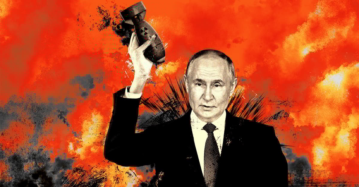 Nie wyszedł Putinowi Halloween. Straszył bombą, ale jeszcze nie przestraszył [GOWORIT MOSKWA]