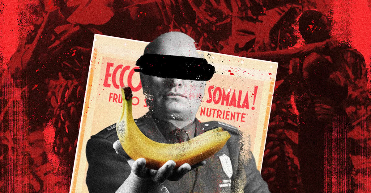 Włoski banan patriotyczny, podpora faszyzmu