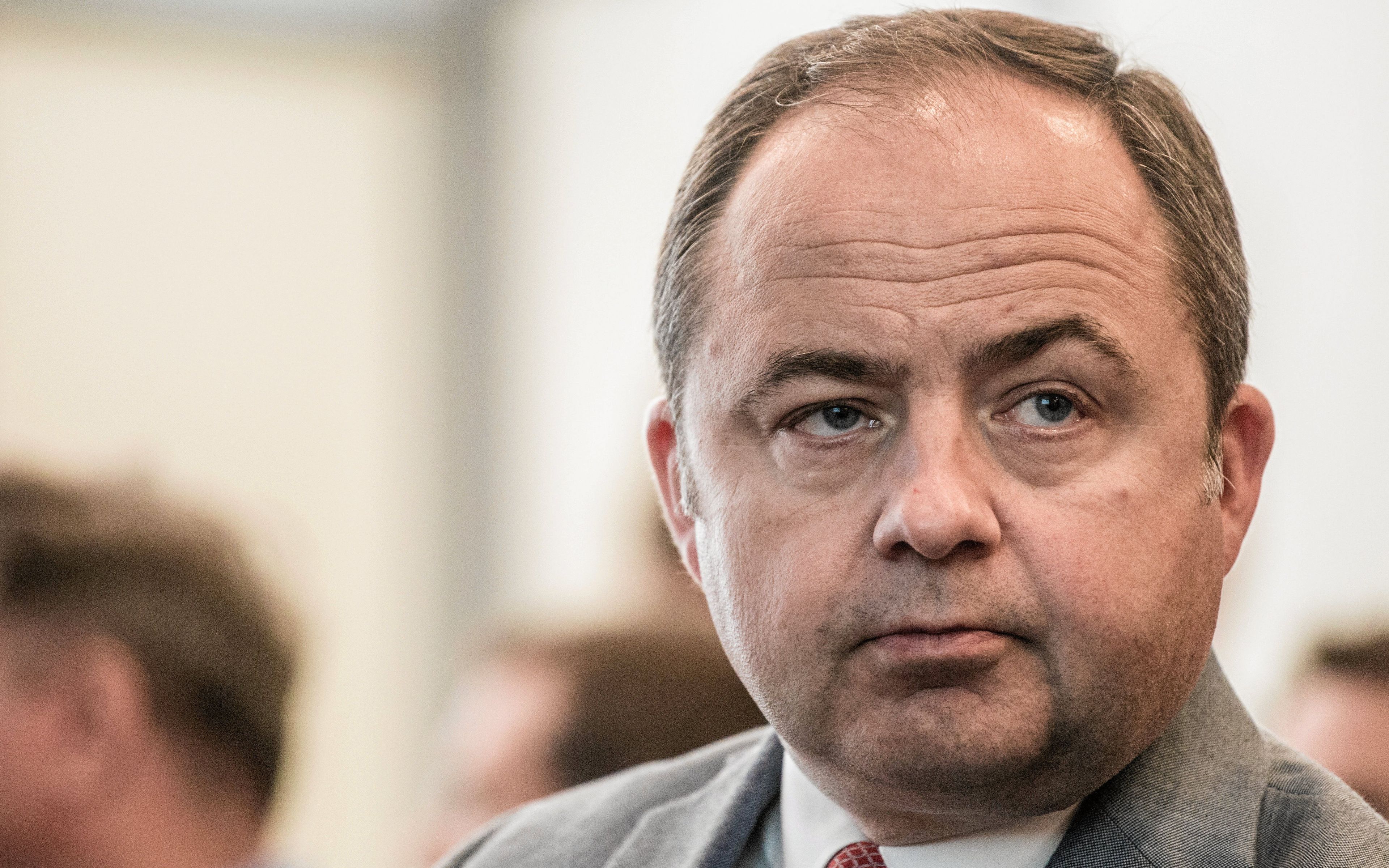 12.07.2018 Nadarzyn , ulica Bracka , Centrum Prasowe PAP . Konrad Szymanski podczas konferencji prasowej firmy FAKRO w sprawie decyzji Komisji Europejskiej o odrzuceniu skargi Fakro przeciwko firmie Velux , ktorej zarzuca stosowanie praktyk monopolistycznych .
Fot. Adam Stepien / Agencja Gazeta