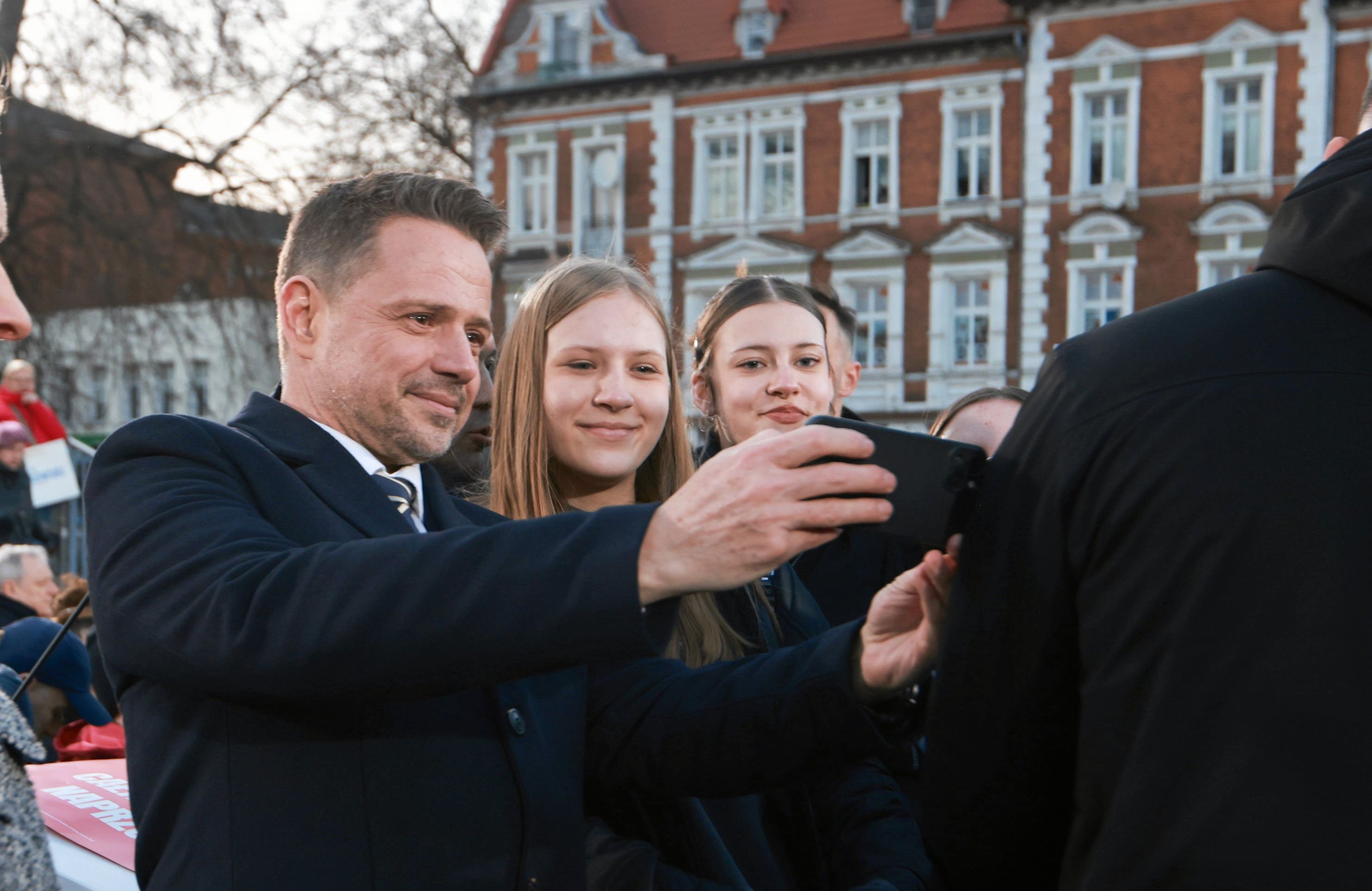 Rafal Trzaskowski w Koszalinie