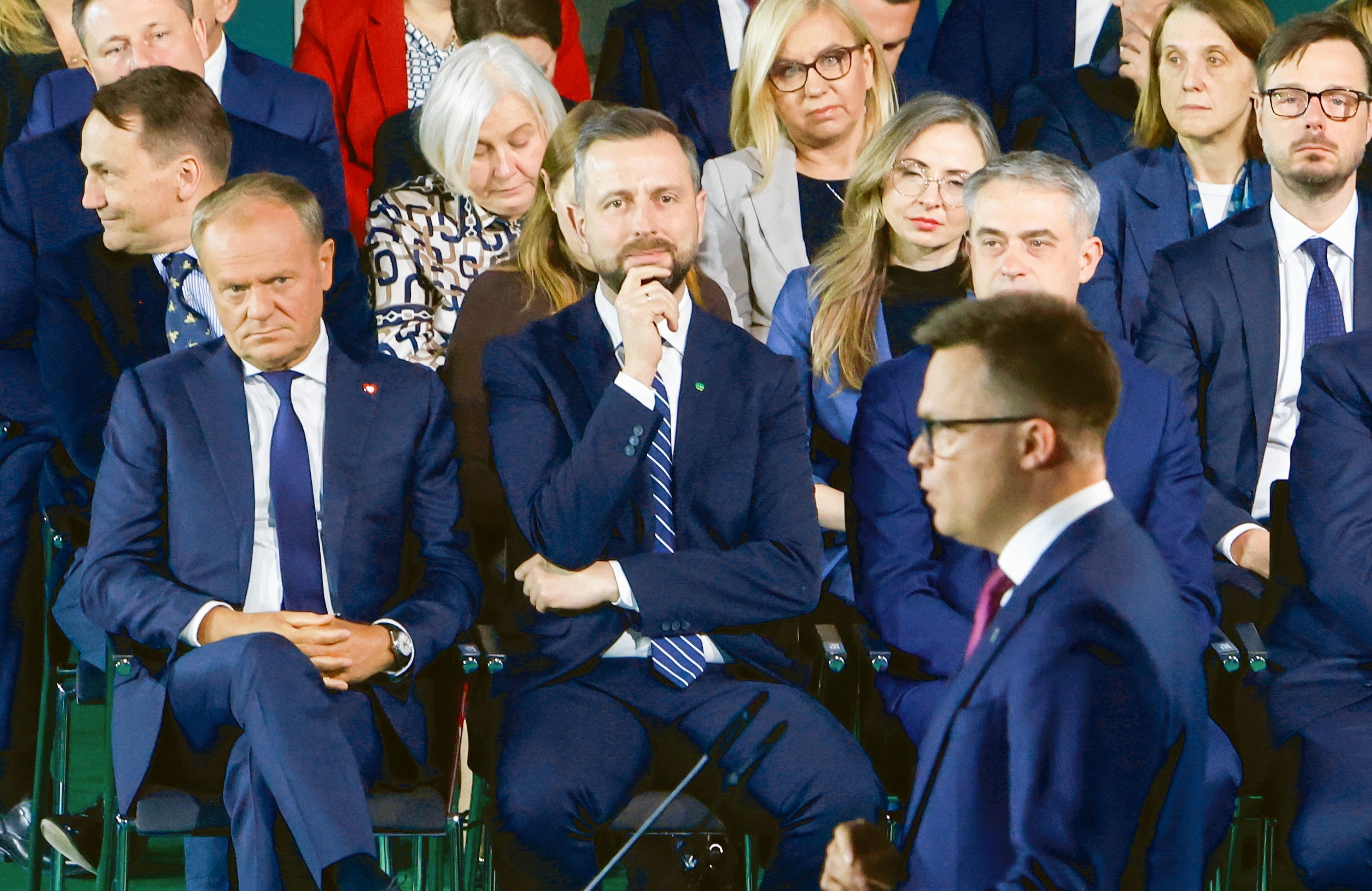 Tusk, Kosiniak-Kamysz, Hołownia