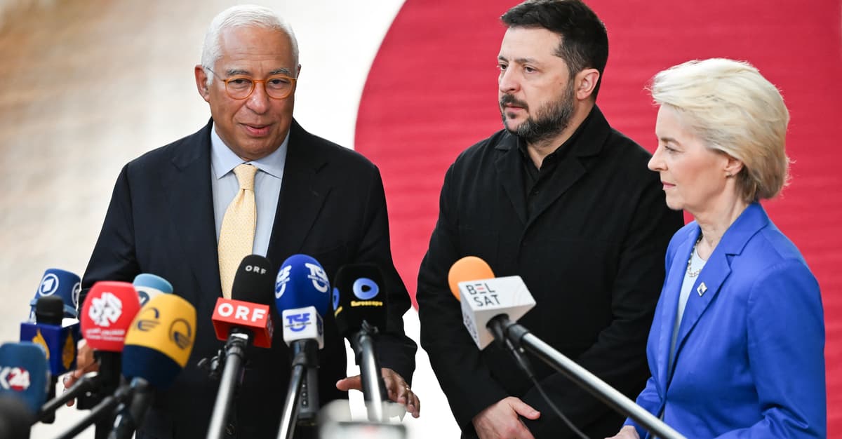 Zełenski w Brukseli: Albo Ukraina wytrwa, albo ruszy na was 20 mln uciekinierów przed Putinem