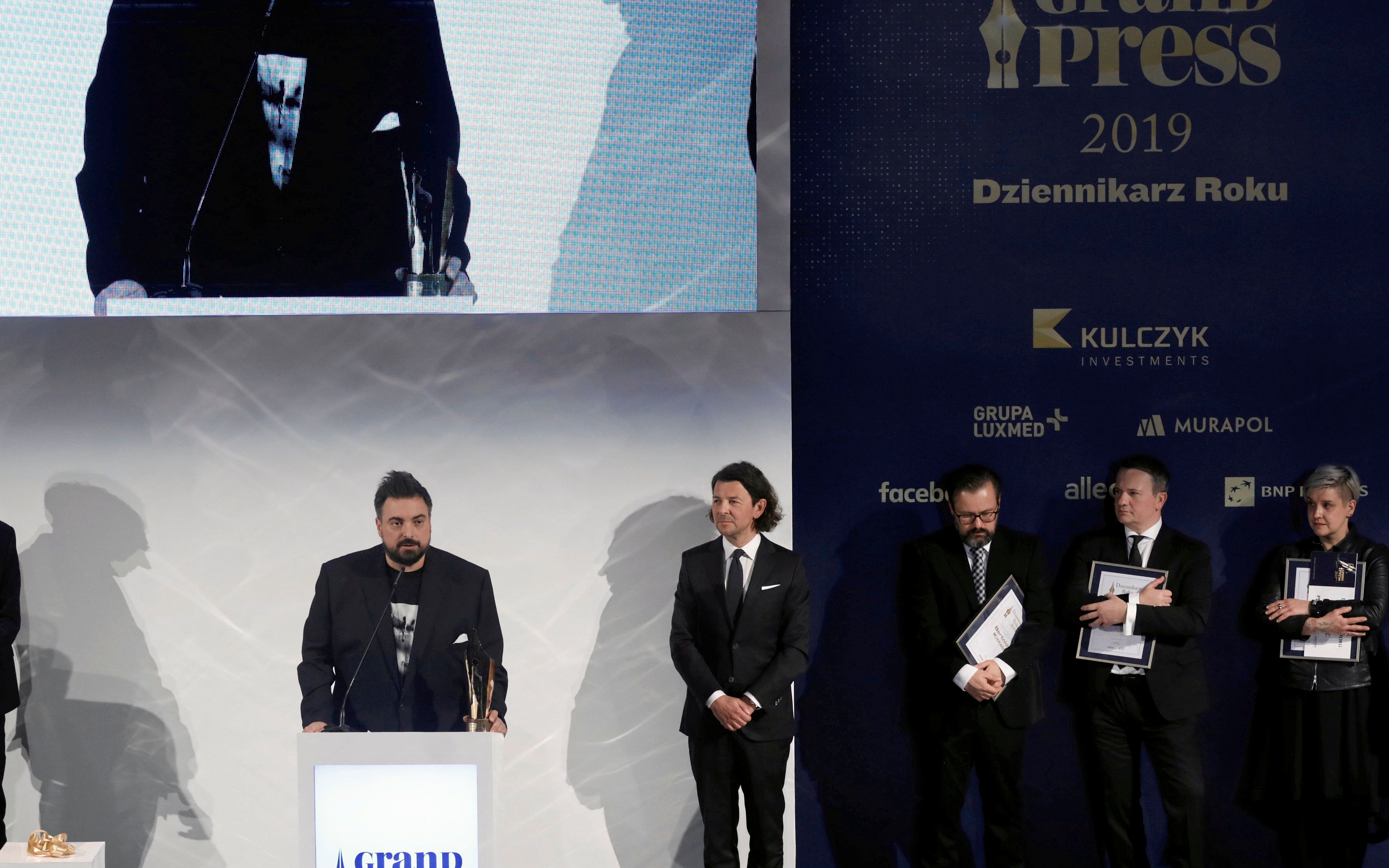 10.12.2019 Warszawa , Muzeum Historii Zydow Polskich POLIN . Gala nagrody Grand Press 2019 .
Fot. Maciek Jazwiecki / Agencja Gazeta