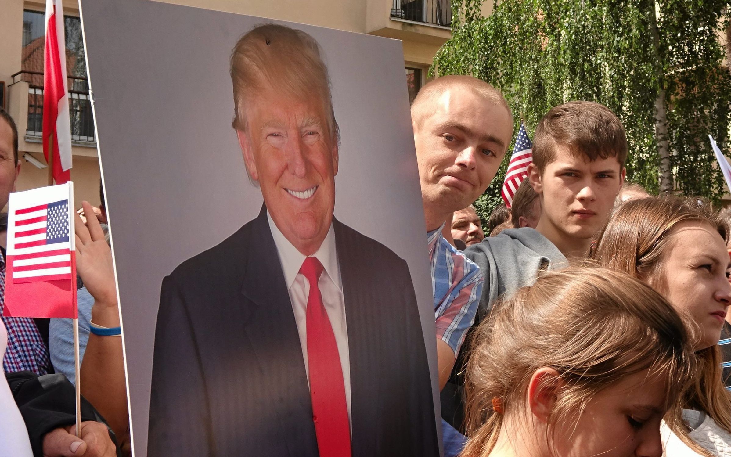 06.07.2017 Warszawa . Wizyta prezydenta Stanow Zjednoczonych Donalda Trumpa .
Fot . Karolina Kijek / Agencja Gazeta