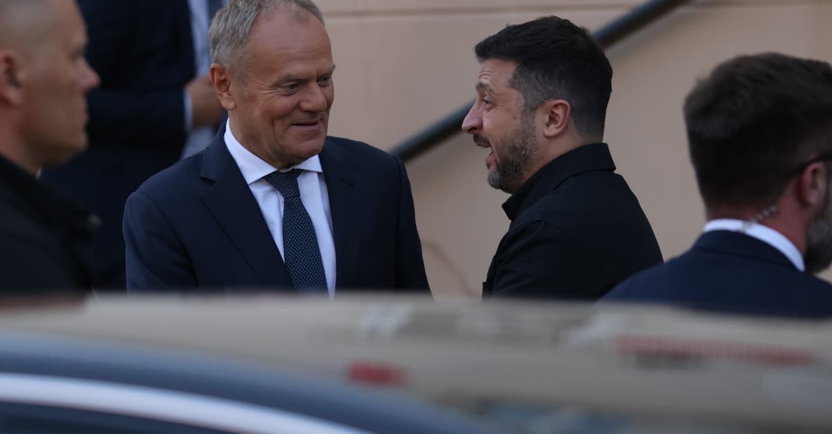 Tusk spotkał się z Zełenskim w Lublinie