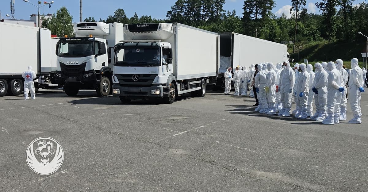 Ukraina odbiera z Rosji ciała 1245 żołnierzy. Zakończyła się wymiana poległych