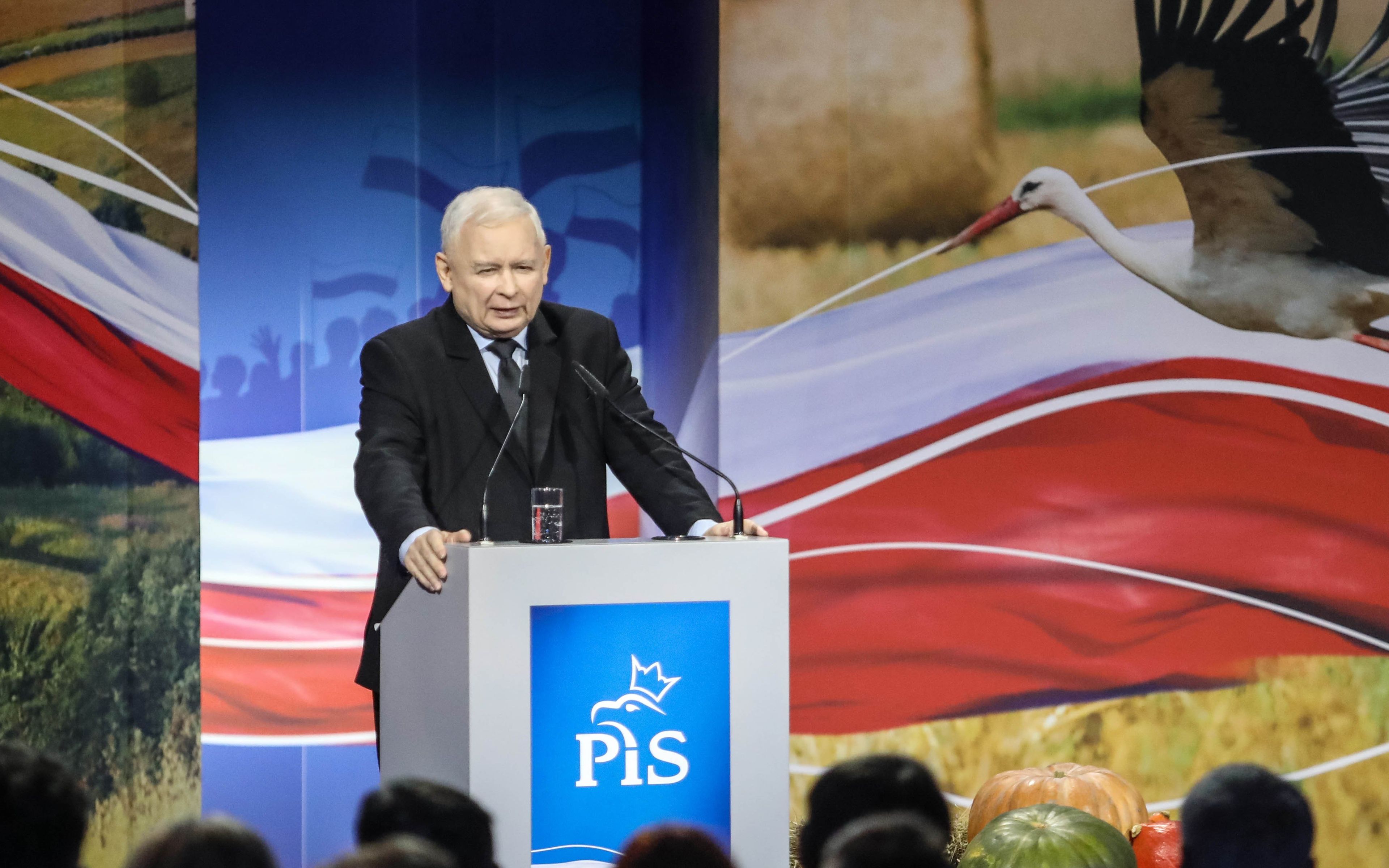 09.10.2019 Kielce . Konwencja Prawa i Sprawiedliwosci w Kielcach . Prezes PiS Jaroslaw Kaczynski
Fot. Wojciech Habdas / Agencja Gazeta