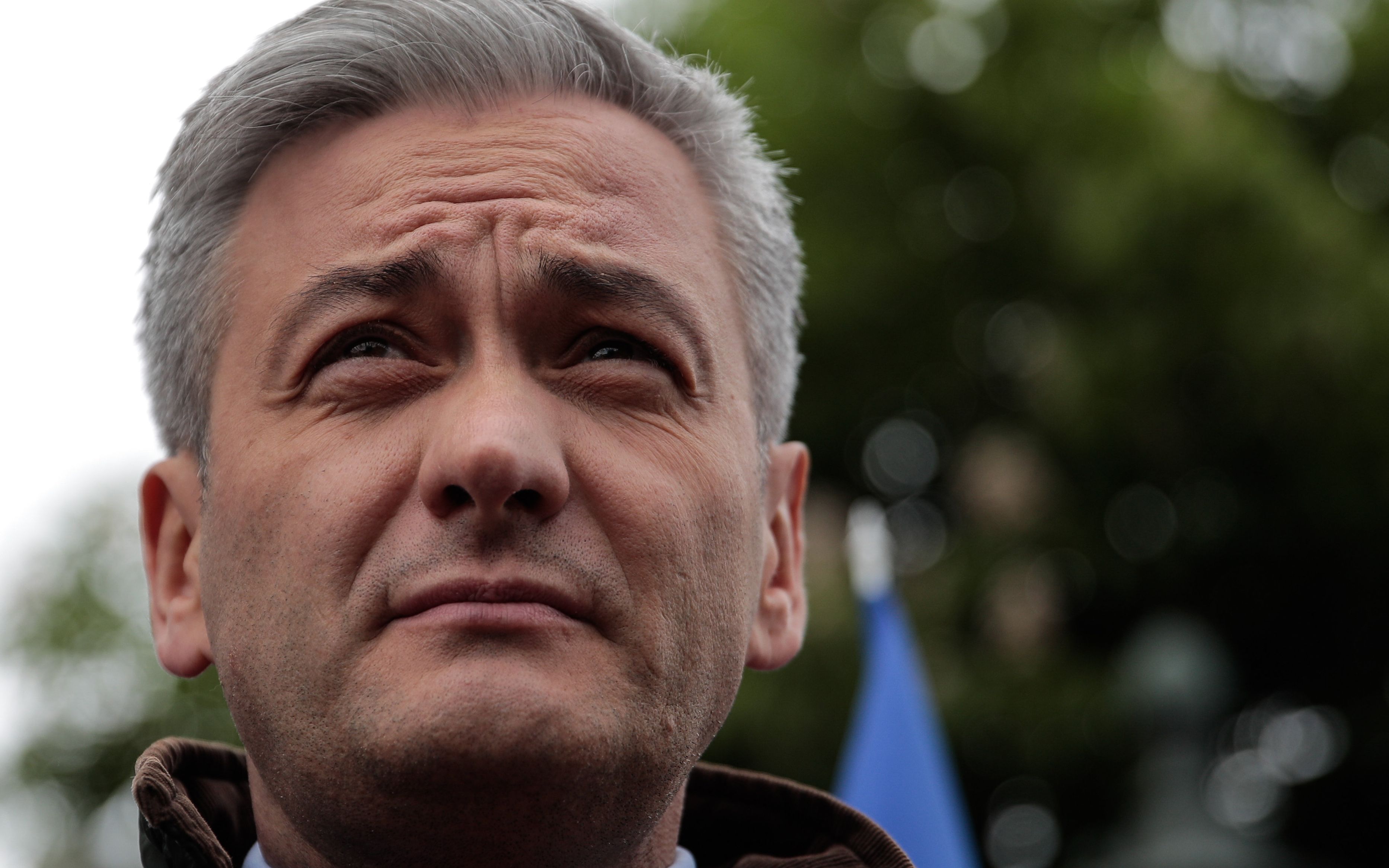 13.05.2019 Warszawa, al. Ujazdowskie 11 . Przewodniczacy partii Wiosna Robert Biedron podczas konferencji prasowej ws. pedofilii w Kosciele .  
Fot. Dawid Zuchowicz / Agencja Gazeta