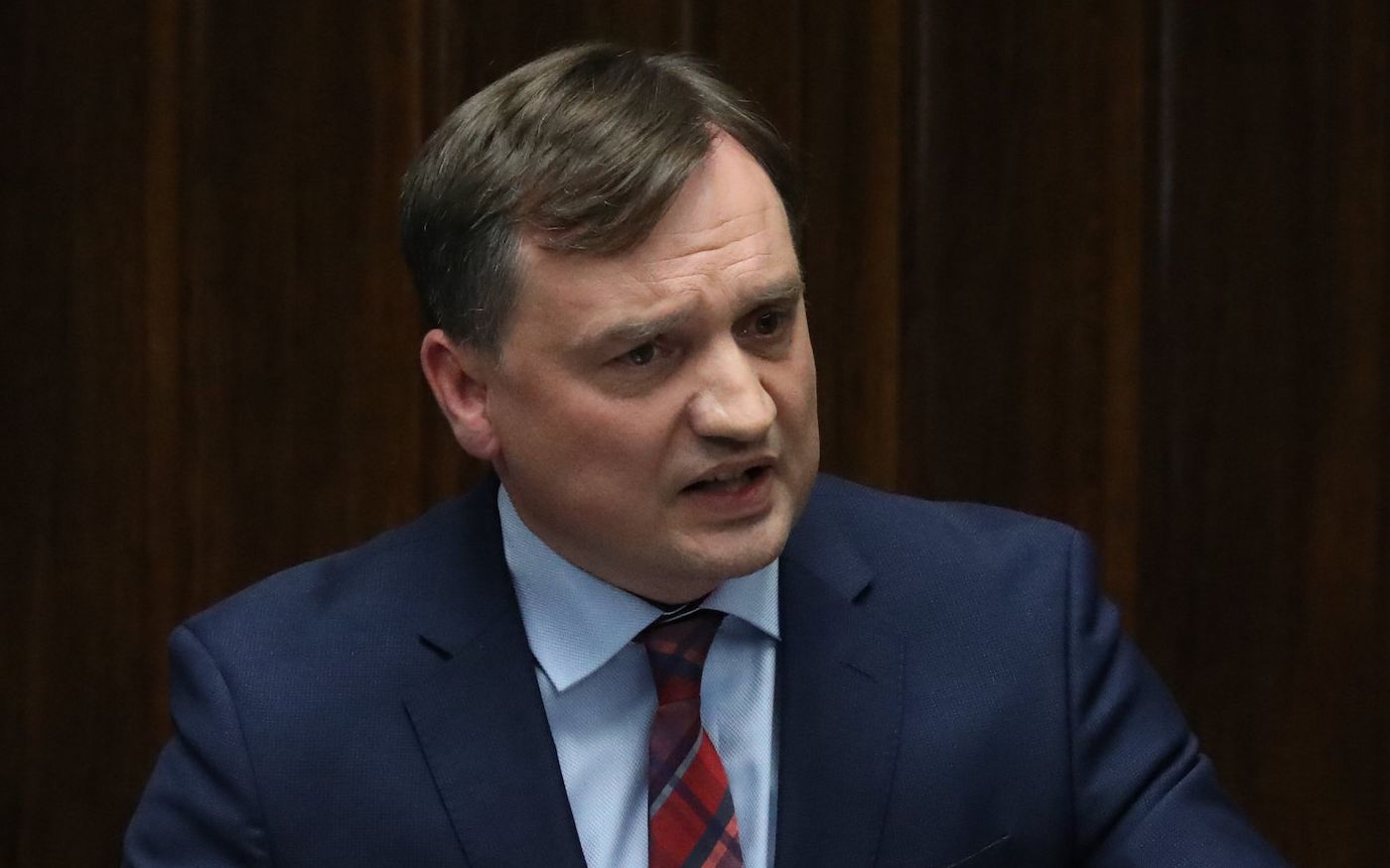 15.07.2020 Warszawa , uica Wiejska . Sejm . Minister sprawiedliwosci Zbigniew Ziobro podczas debaty nad wnioskiem opozycji o wotum nieufnosci dla ministra sprawiedliwosci Zbigniewa Ziobro .
Fot. Slawomir Kaminski / Agencja Gazeta