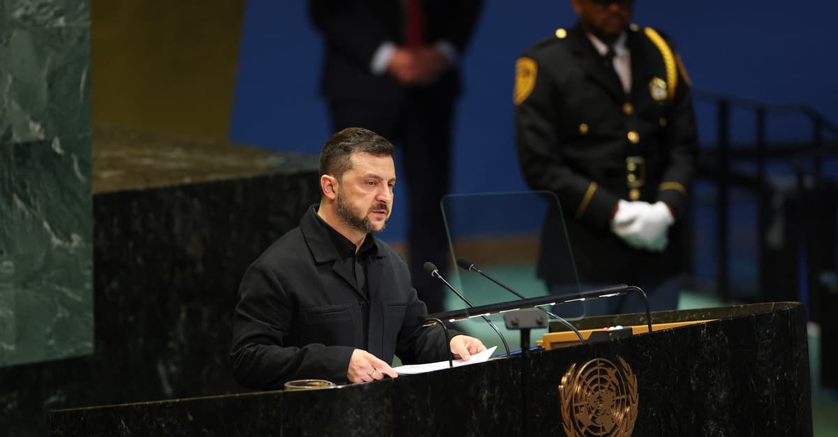 Zełenski na forum ONZ: Rosja prowadzi destrukcyjny wyścig zbrojeń