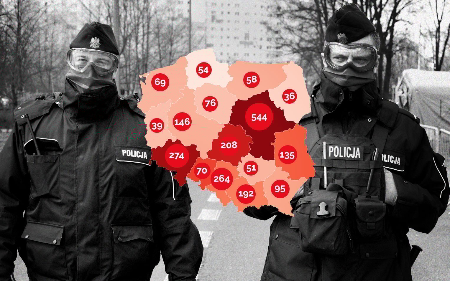 Grafika do artykułu W Polsce rekord nowych zakażeń. W USA ofiar więcej niż w zamachu na World Trade Center [MAPY, WYKRESY]
