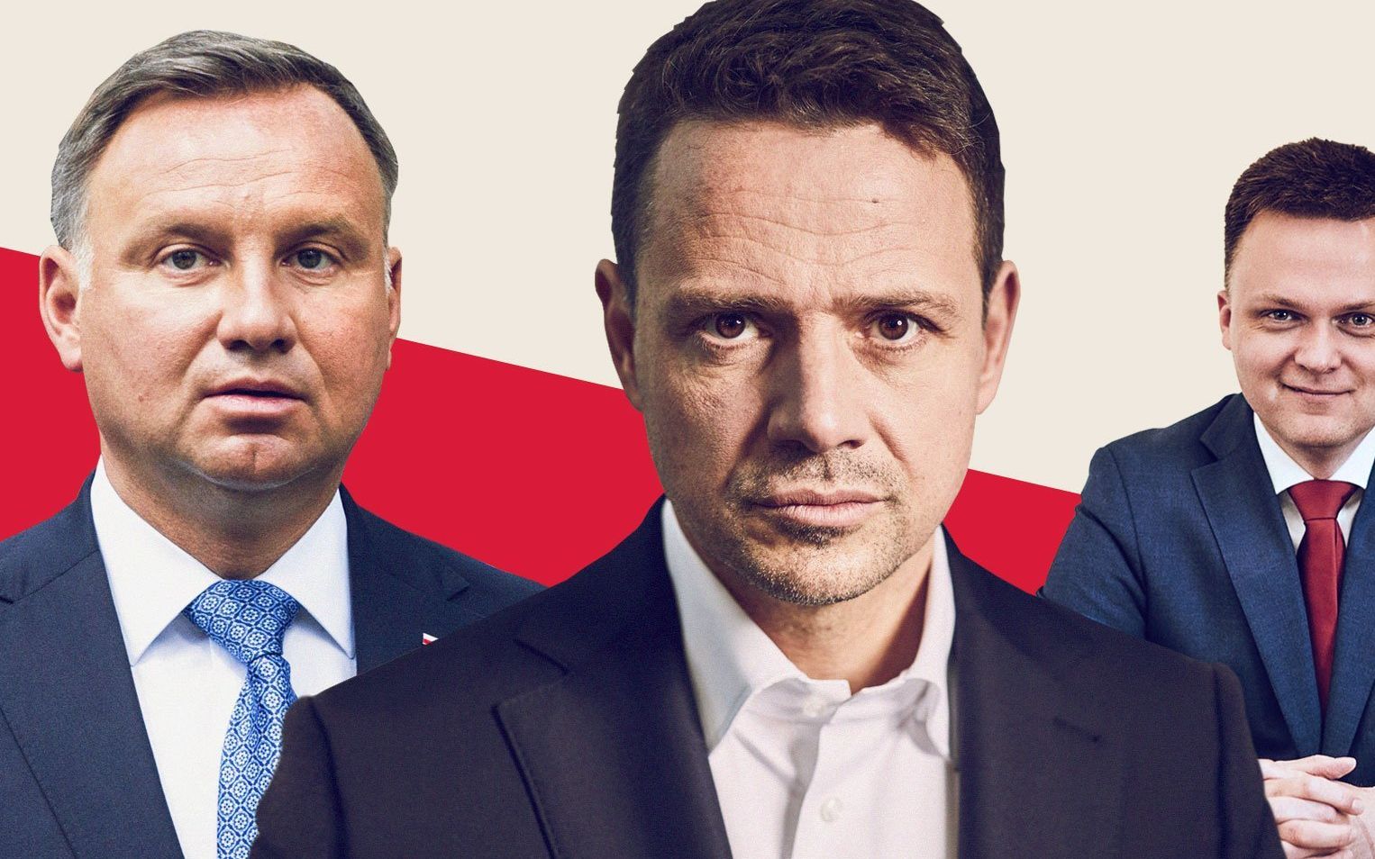 Grafika do artykułu Trzaskowski 47 proc., Duda 43 proc. PiS może stracić prezydenta [Sondaż OKO.press]