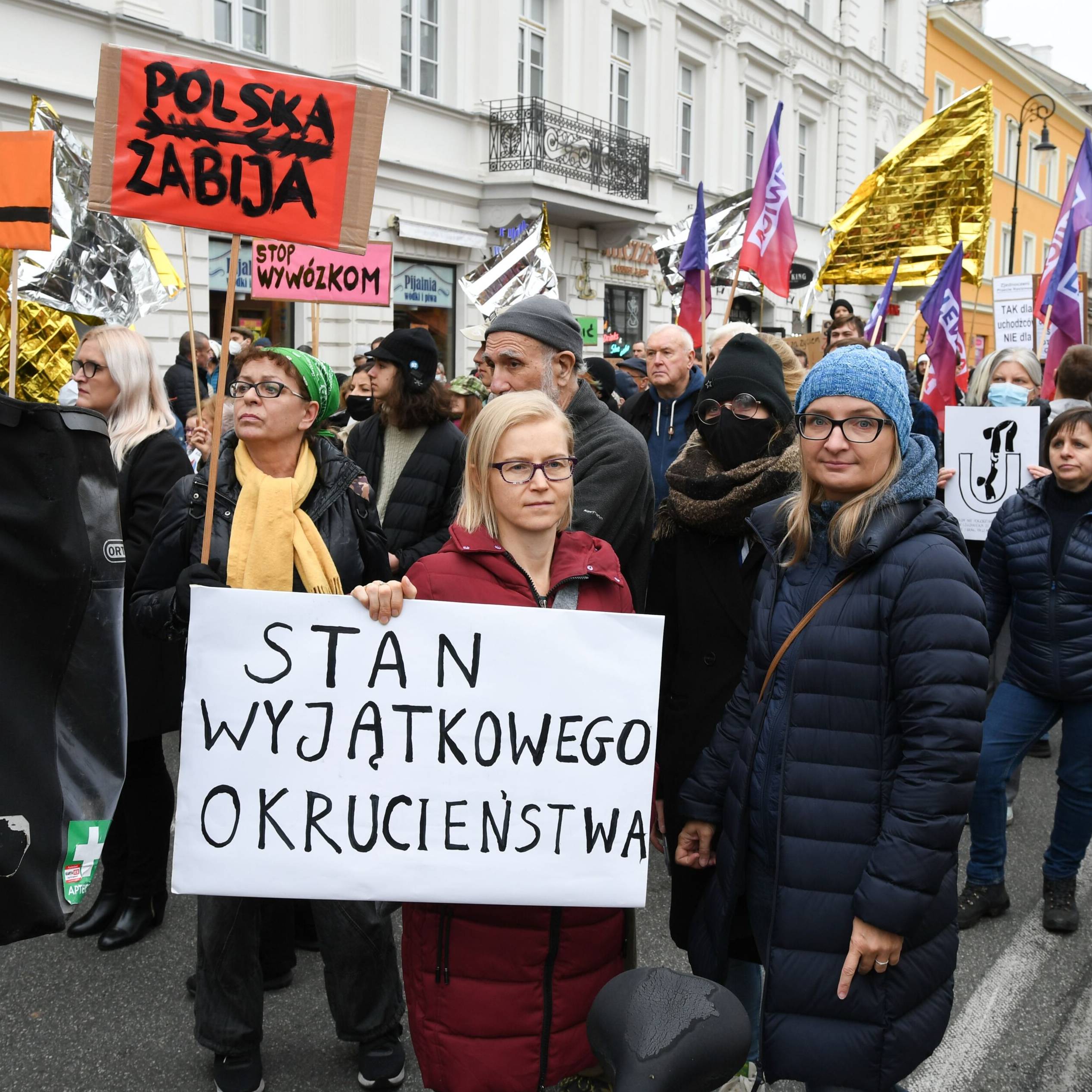 Warszawa, 17.10.2021. Stop torturom na granicy – demonstracja
