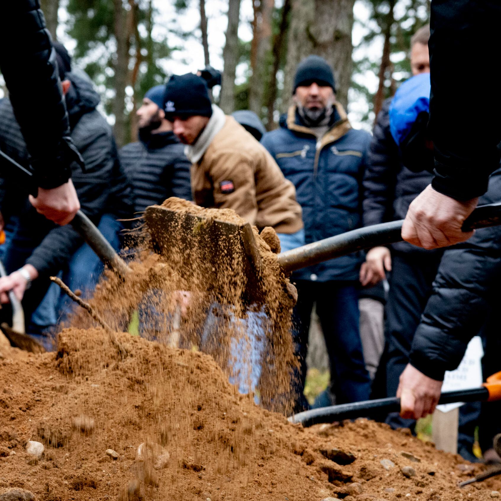 Bohoniki, 21.11.2021. Pogrzeb 37-letniego migranta z Syrii