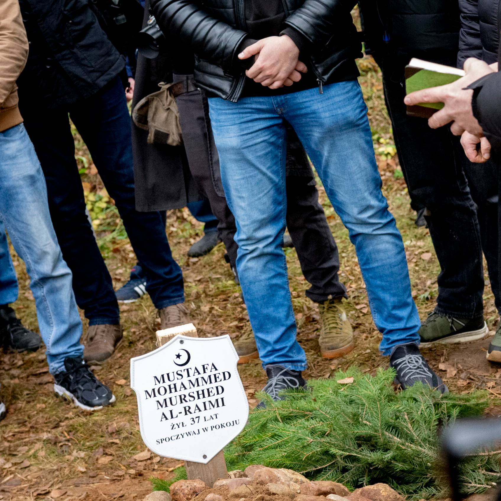 Bohoniki, 21.11.2021. Pogrzeb 37-letniego migranta z Syrii